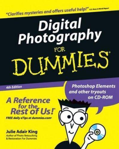 Digital Photography For Dummies by King, Julie Adair, Good Book