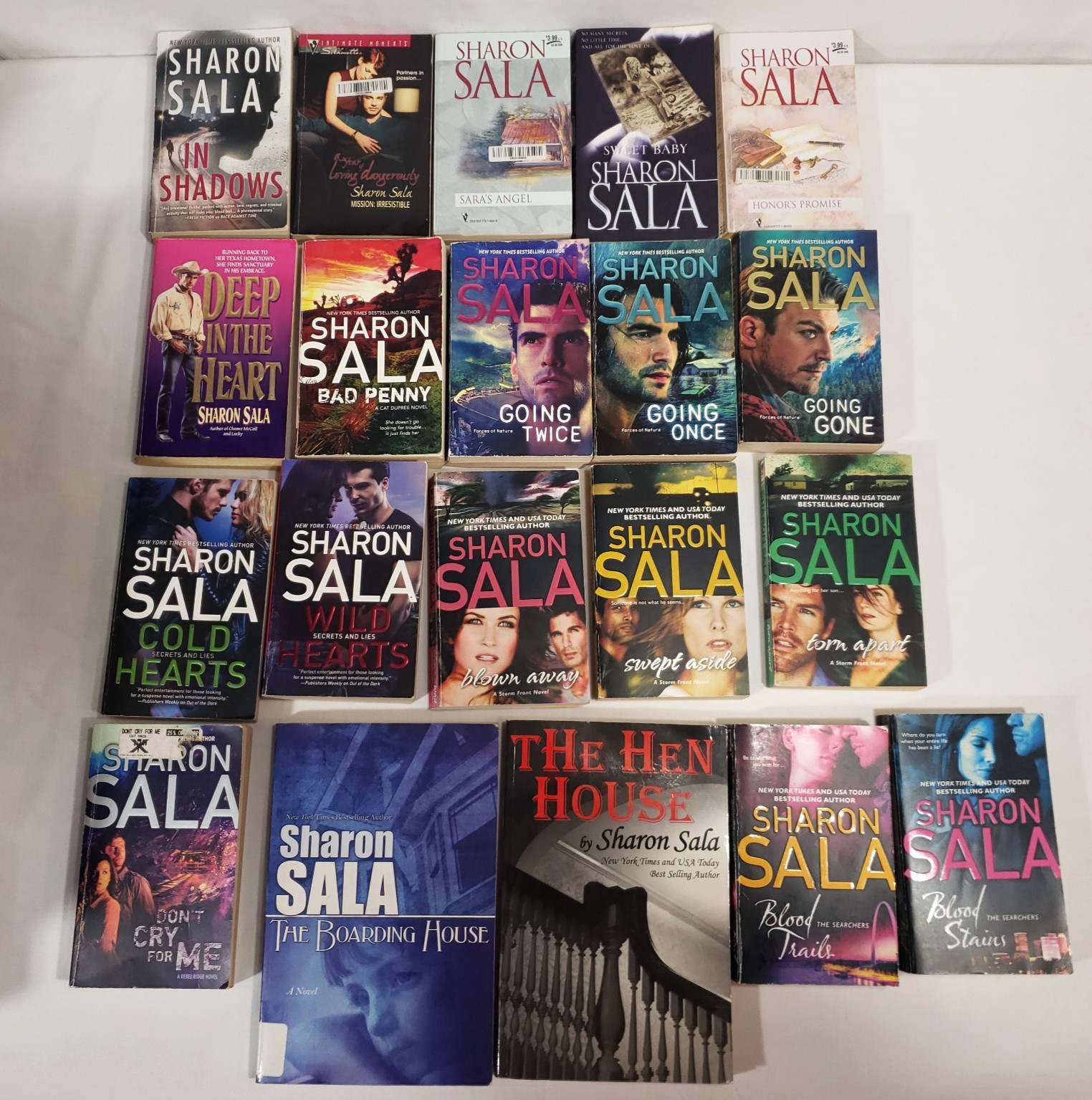 Sharon Sala Books Lot Of 40 Romantic Suspense Novels Romance Mystery Big Bundle