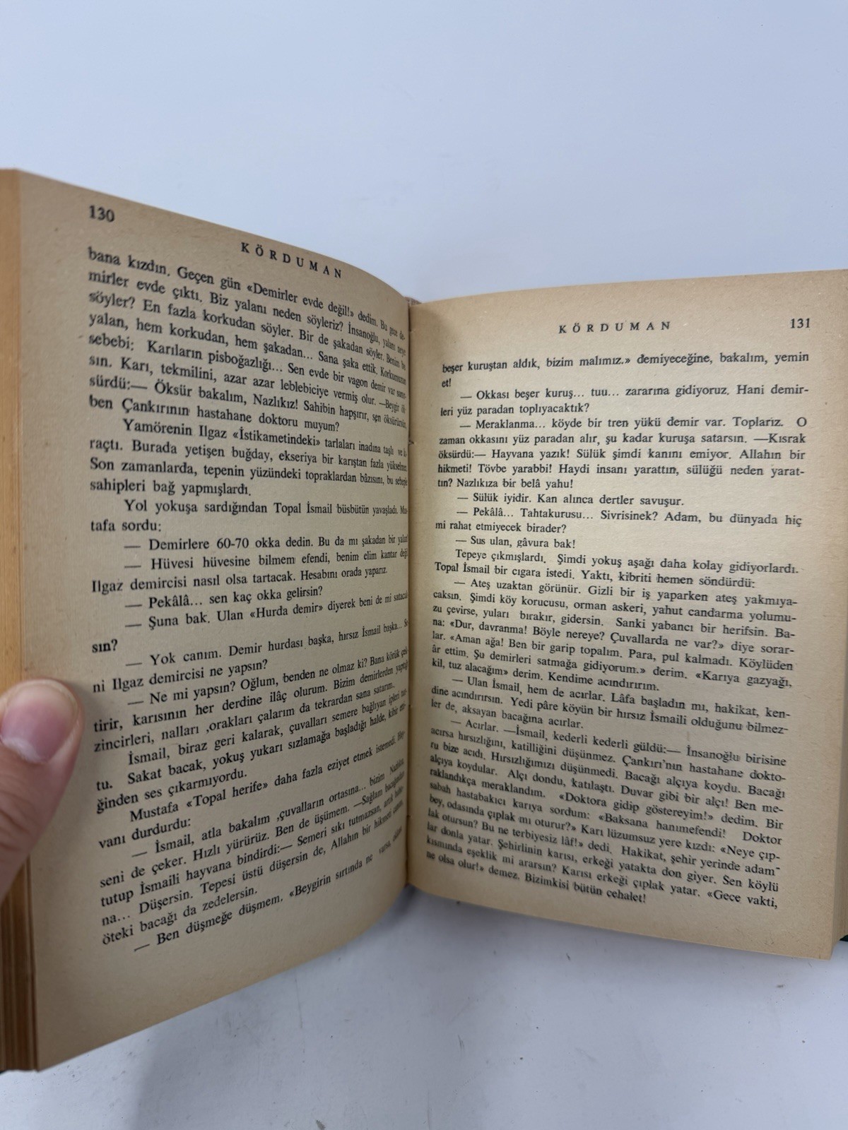 Kemal Tahir Körduman 1957 Turkish Novel Remzi Kitabevi Hardcover Rare