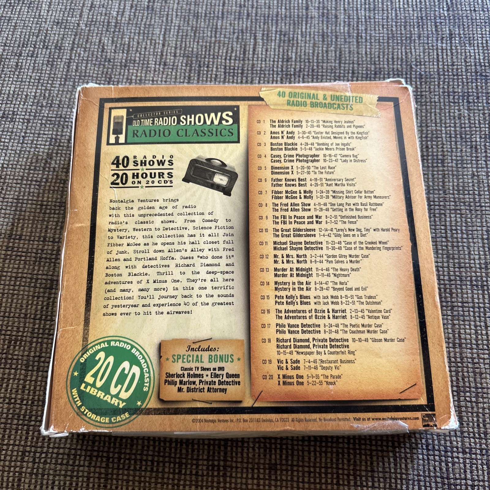 Radio Classics: Old Time Radio Shows (Orgin…, Various