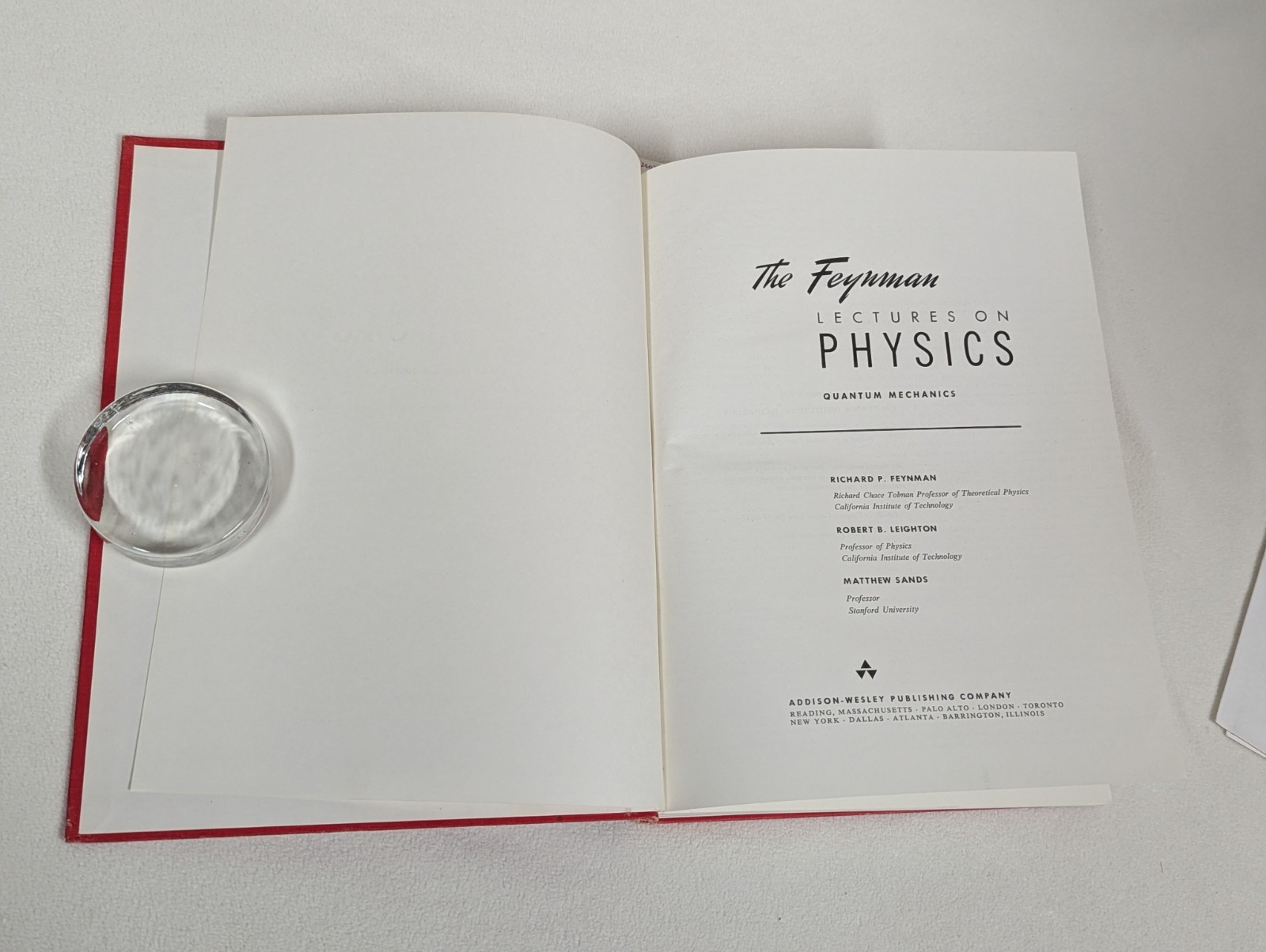 The Feynman Lectures on Physics ~ Richard Feynman ~ Vtg 1966 Hardcover 1st/3rd