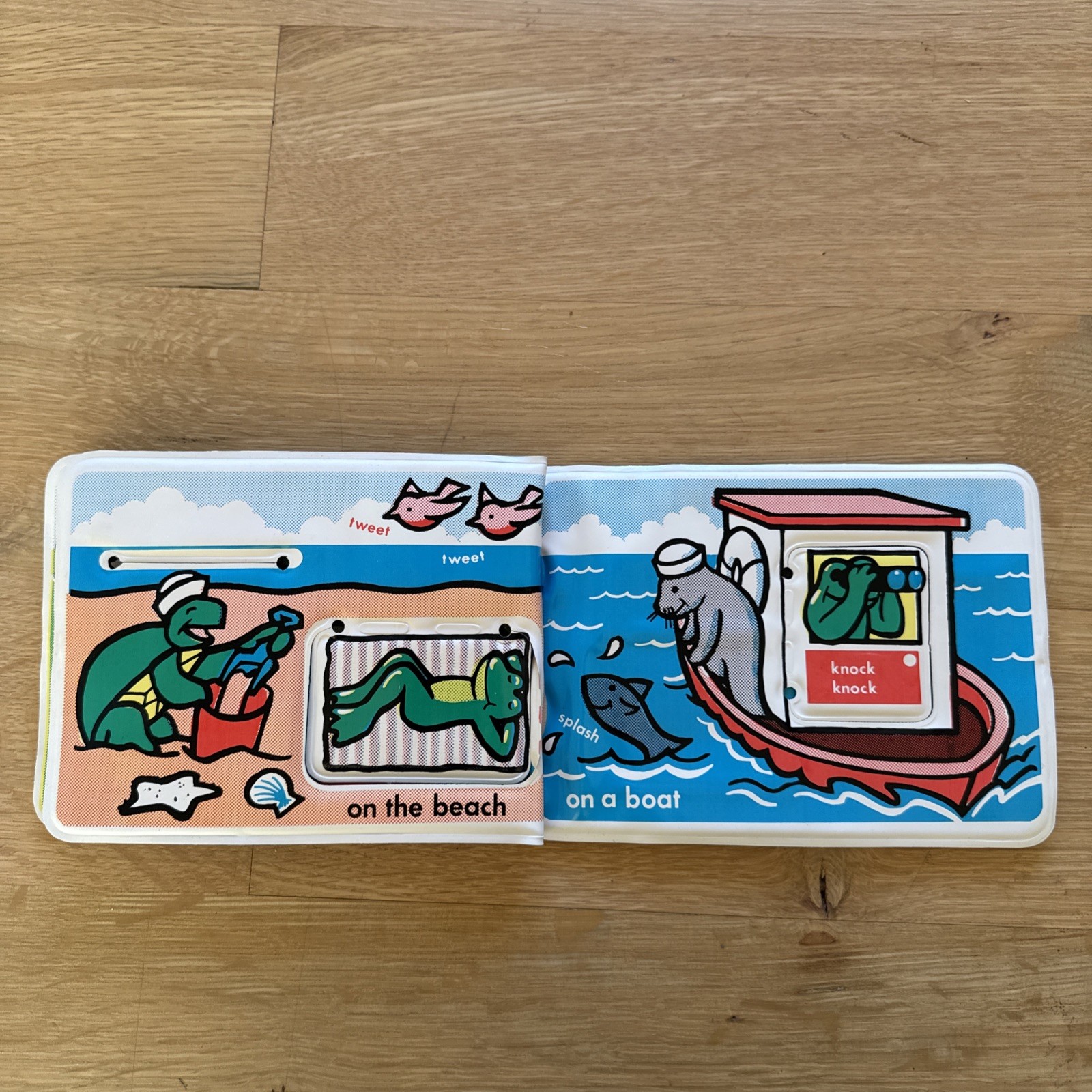Vintage Johnson & Johnson Wet Willy&rsquo;s Water Fun Vinyl Bath Book