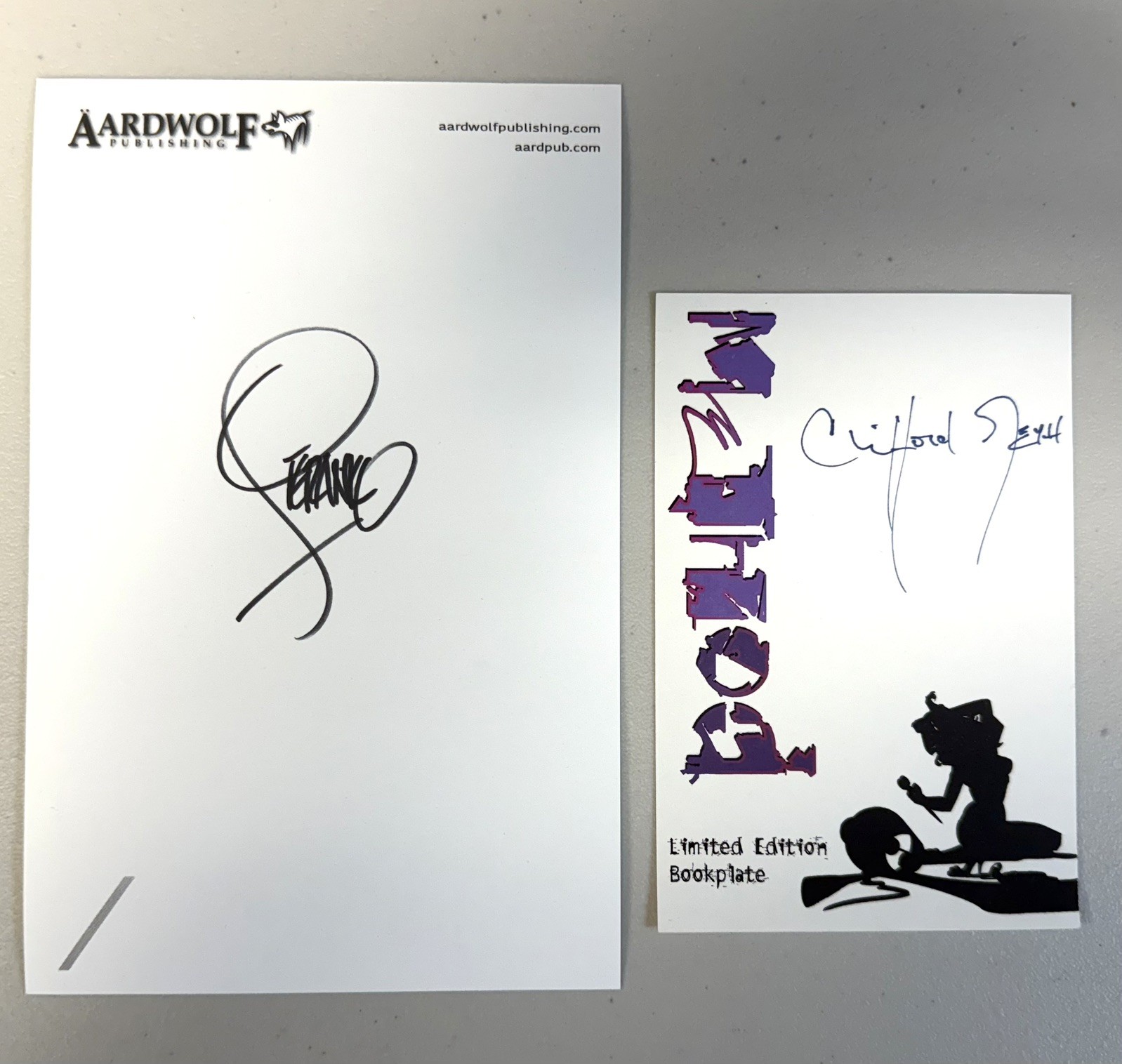 METHo.d. Clifford Meth / STERANKO book plate, edition editor’s copy – NEW