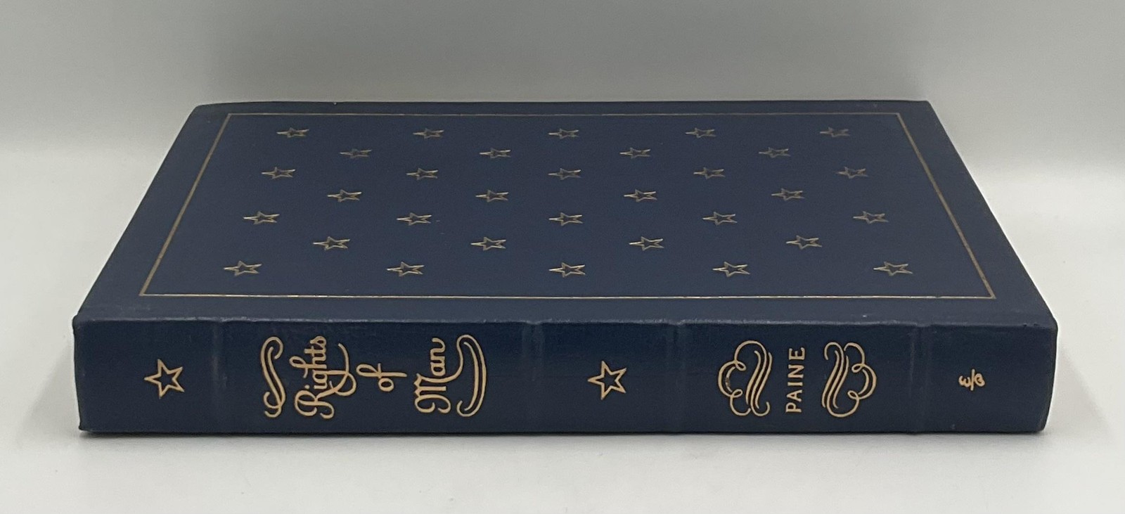 Vintage Rights Of Man Thomas Paine HC Collector&rsquo;s Ed Leather Blue 1989 Taunton
