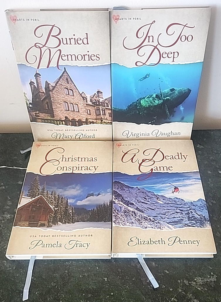 Annie&rsquo;s HEARTS IN PERIL Book Lot 21 HC DJ Inspirational Fiction Mystery Series