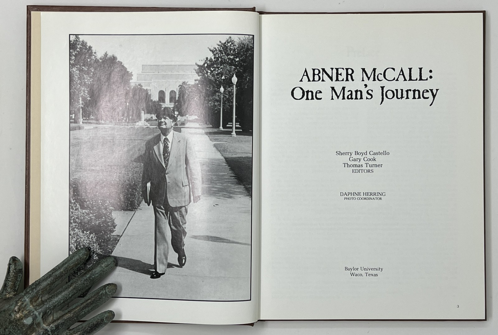 VTG BIOGRAPHY: Abner McCall: One Man&rsquo;s Journey – 1981 1st Ed. HC Baylor Univ.