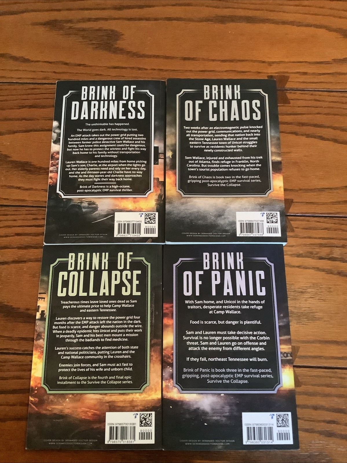 Days of Want Series 4 Book Lot T.L. Payne Paperback Survive Collapse Houston