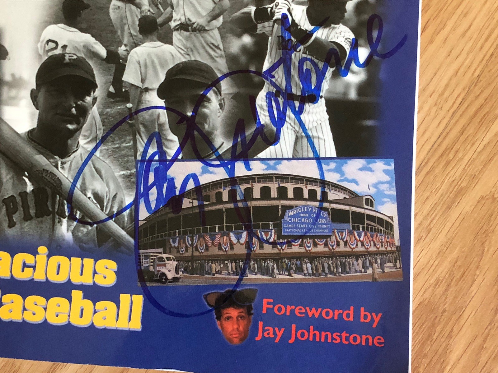 The Baseball Almanac : Big Bodacious Book of Baseball Autographed Jay Johnstone