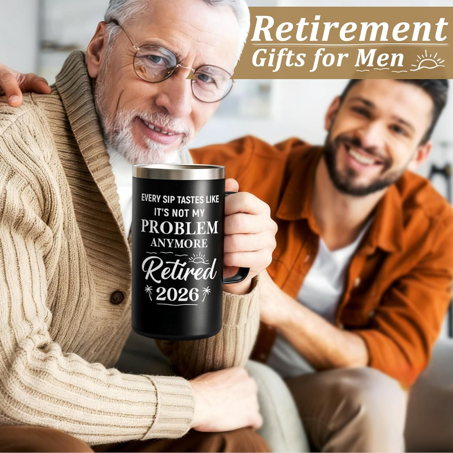 Retirement Gifts for Men, Every Sip Tastes like It&rsquo;S Not My Problem Anymore 20Oz