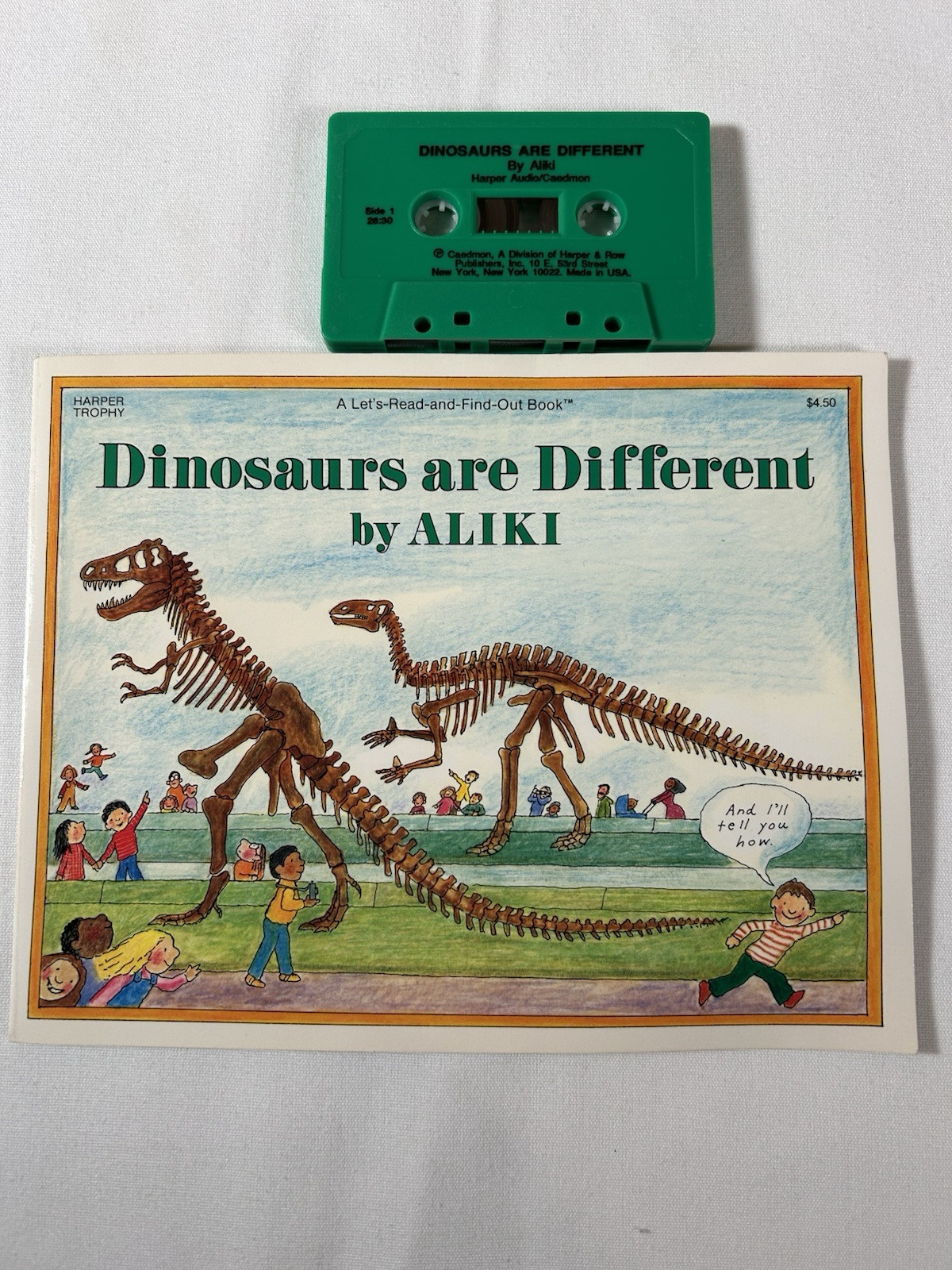 Dinosaurs Are Different Book and Tape (Let&rsquo;s-Read-and-Find-Out Book). 1985