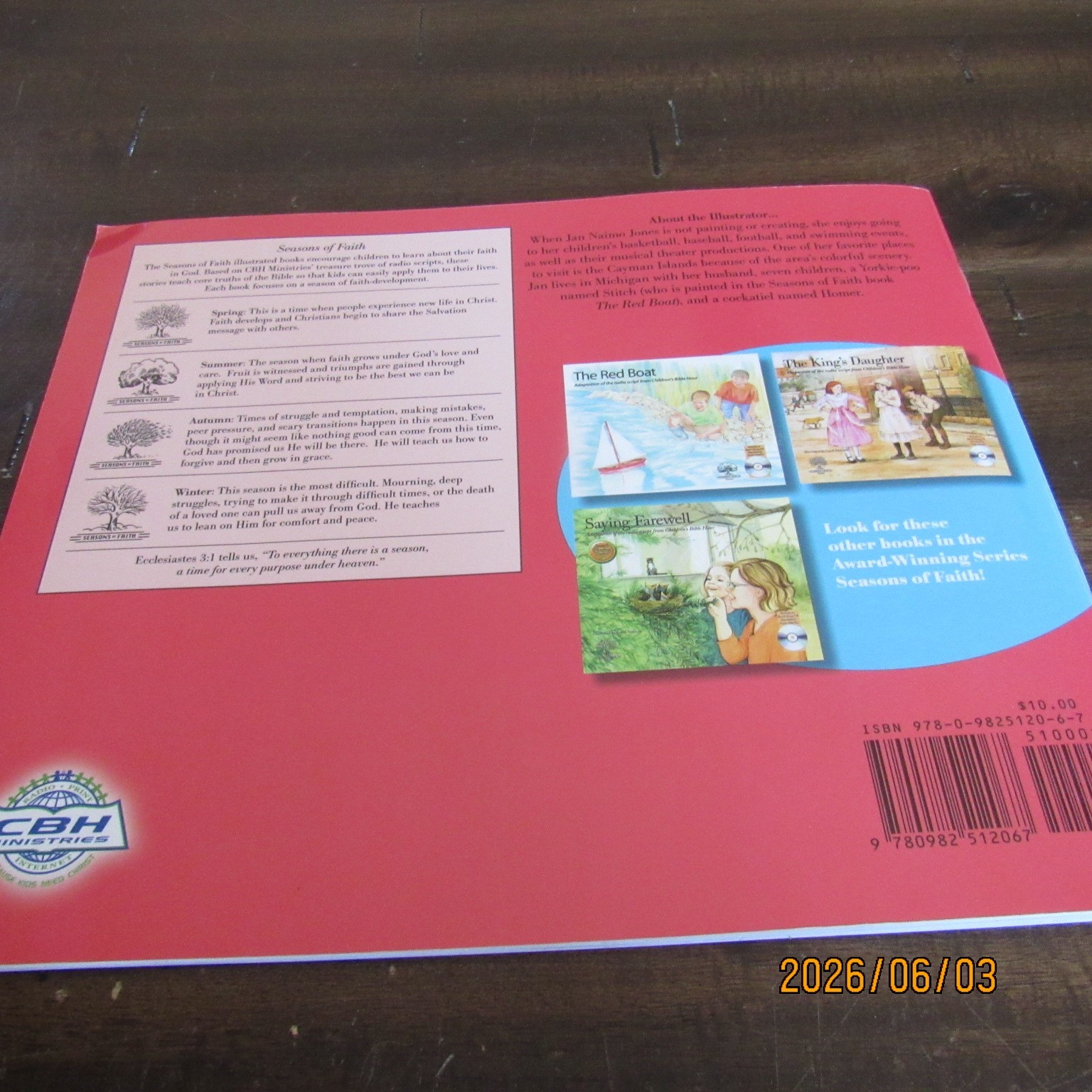 Lot 7-Seasons of Faith-CBH Ministries-Children&rsquo;s Bible Hour PB Books-CDs-2010&rsquo;s