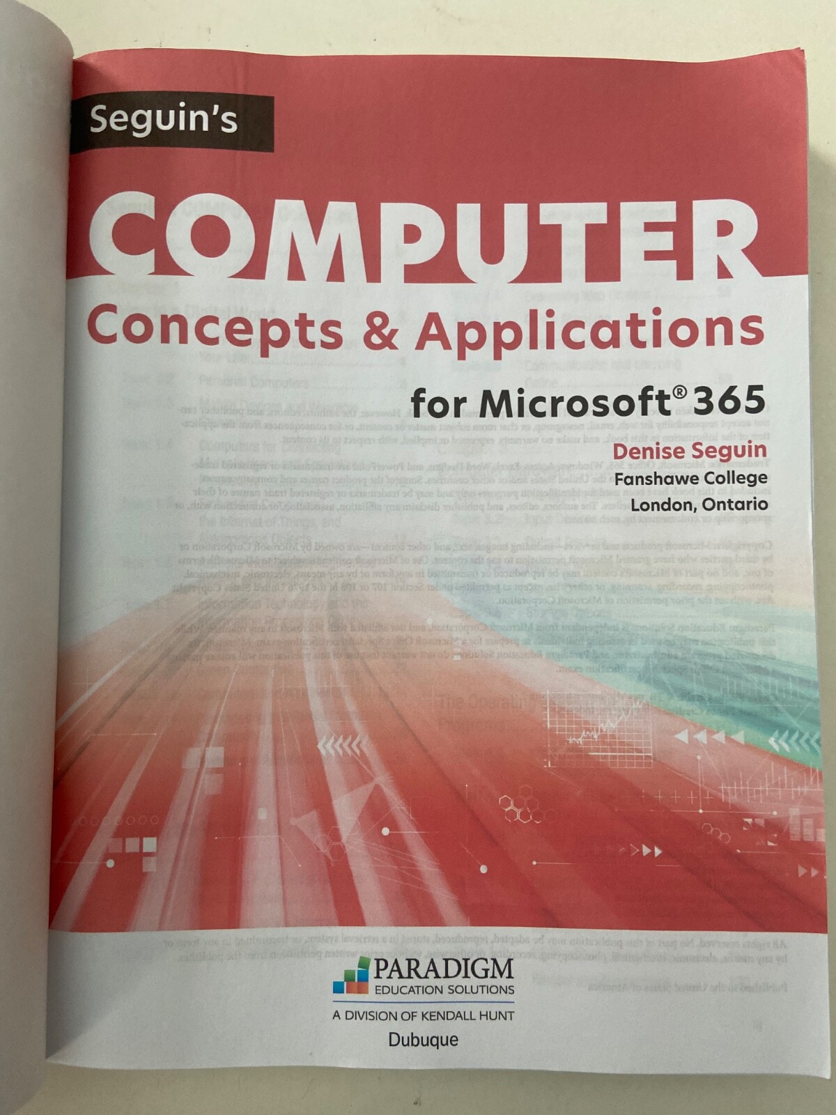 Seguin&rsquo;s Computer Concepts & Applications for Microsoft 365 (2023, Paperback)