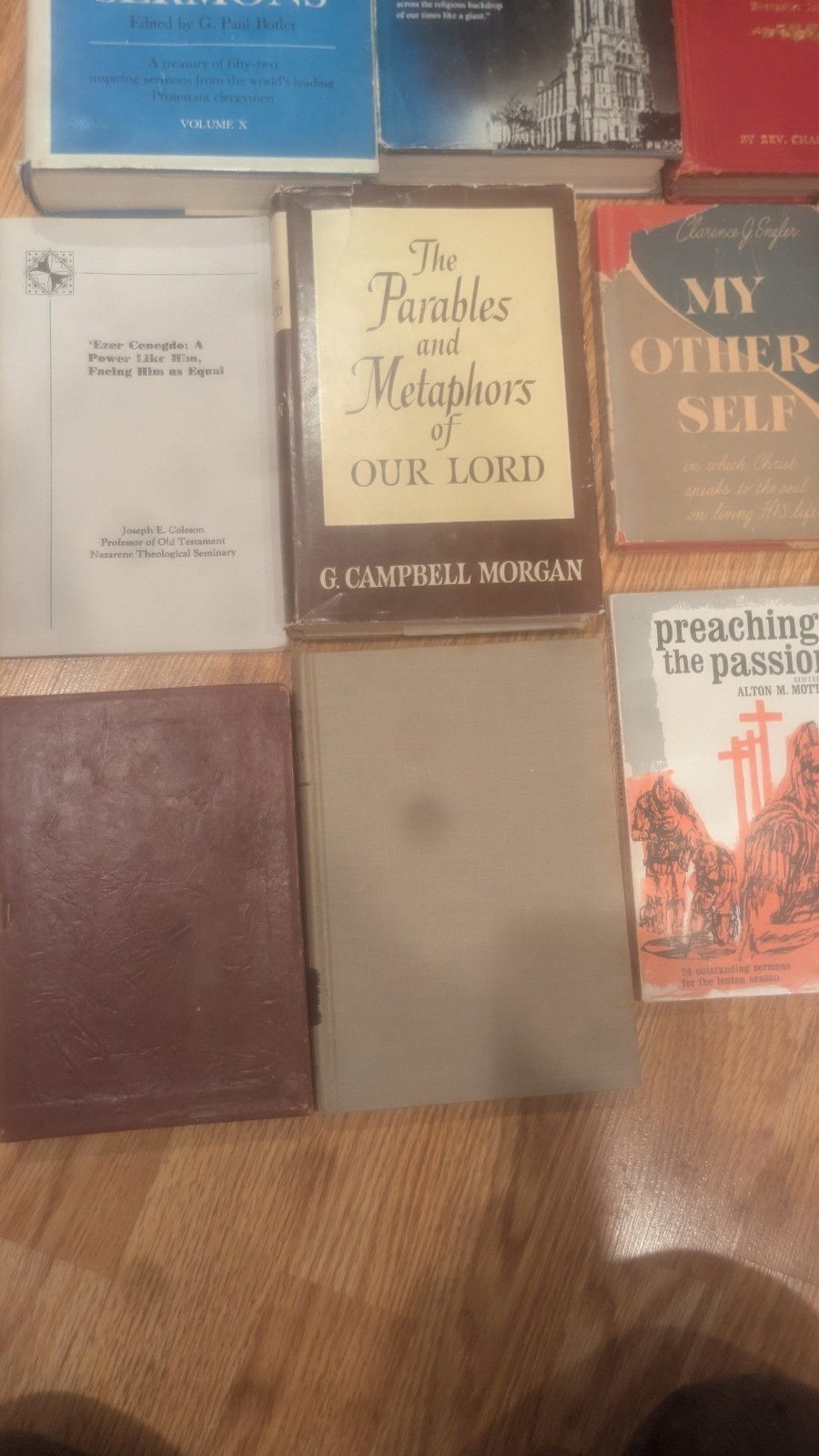 Vintage Lot 27 Christian Sermons Bible Study Commentary Hymnals Pastor&rsquo;s Library