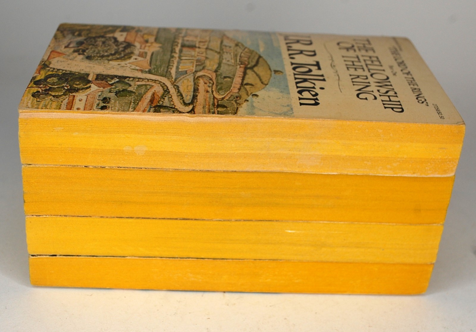 Gold Foil Box Set Ballantine 1973 Lord of the Rings J R R Tolkien 4 PB Set