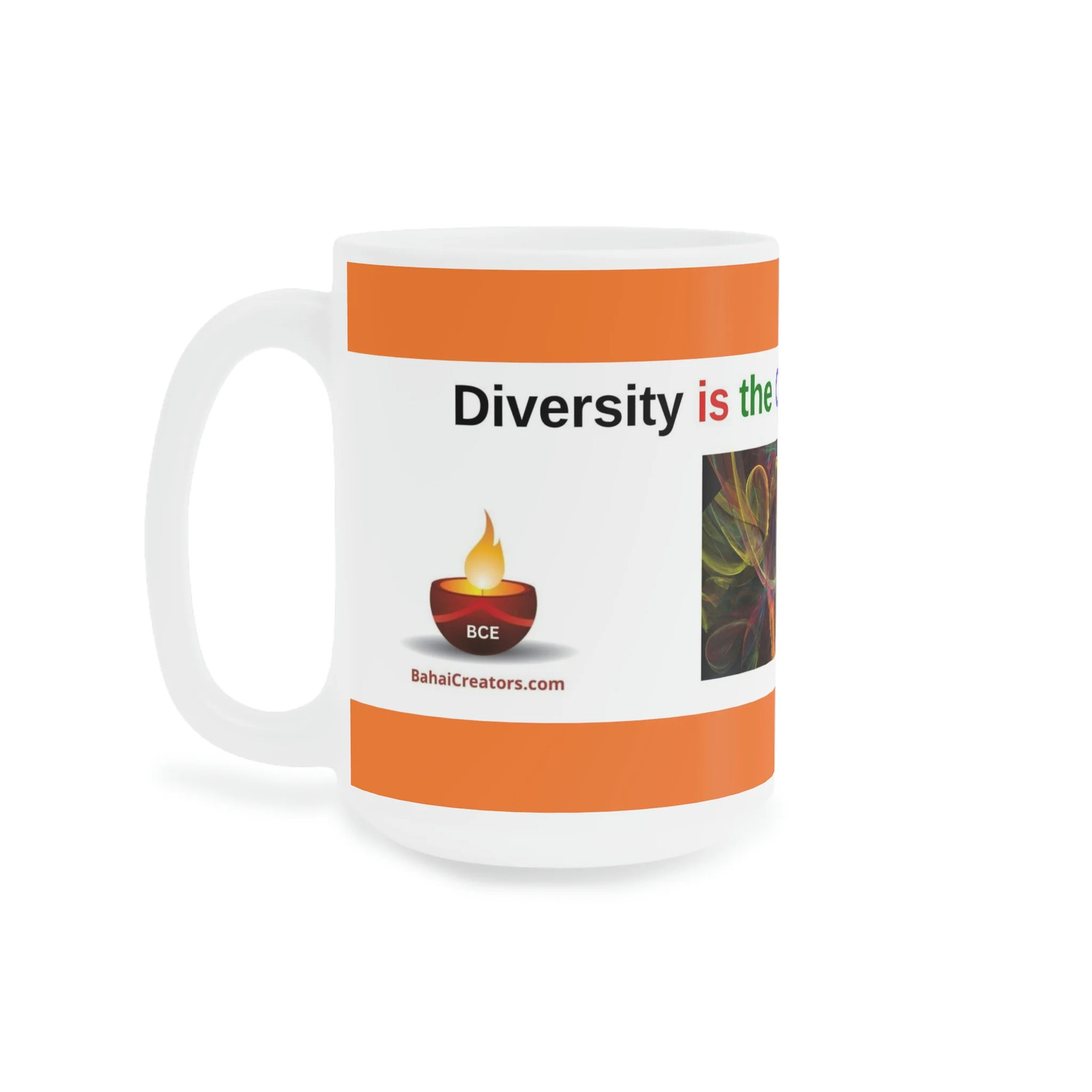 Baha&rsquo;i Diversity, Race Unity, Color of our Souls Mugs (11oz15oz20oz)