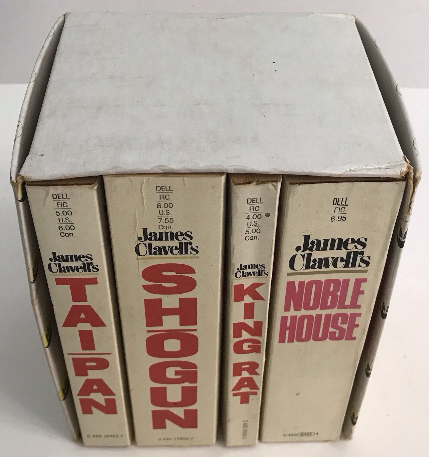 Vintage James Clavell Box Set Shogun Noble House King Rat Taipan Paperbacks