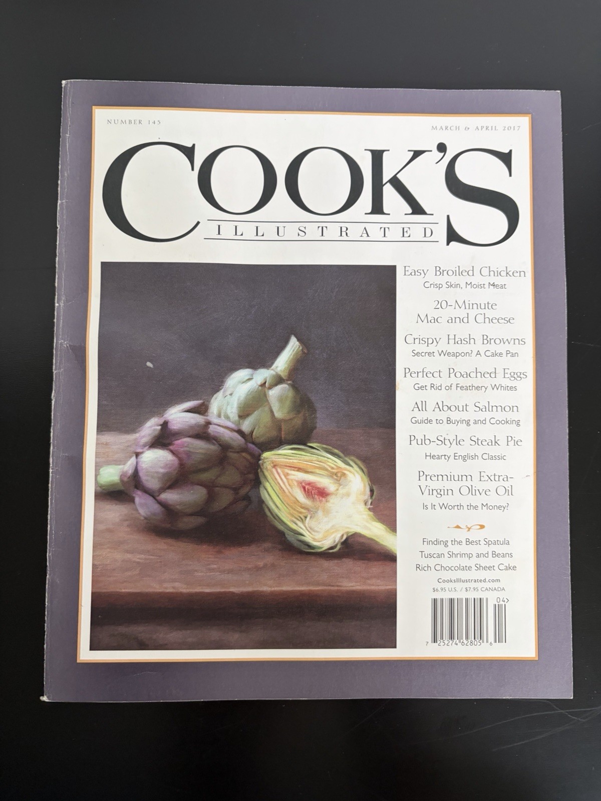 Lot of 6 Cook&rsquo;s Illustrated Magazine Issues. Late 2010s