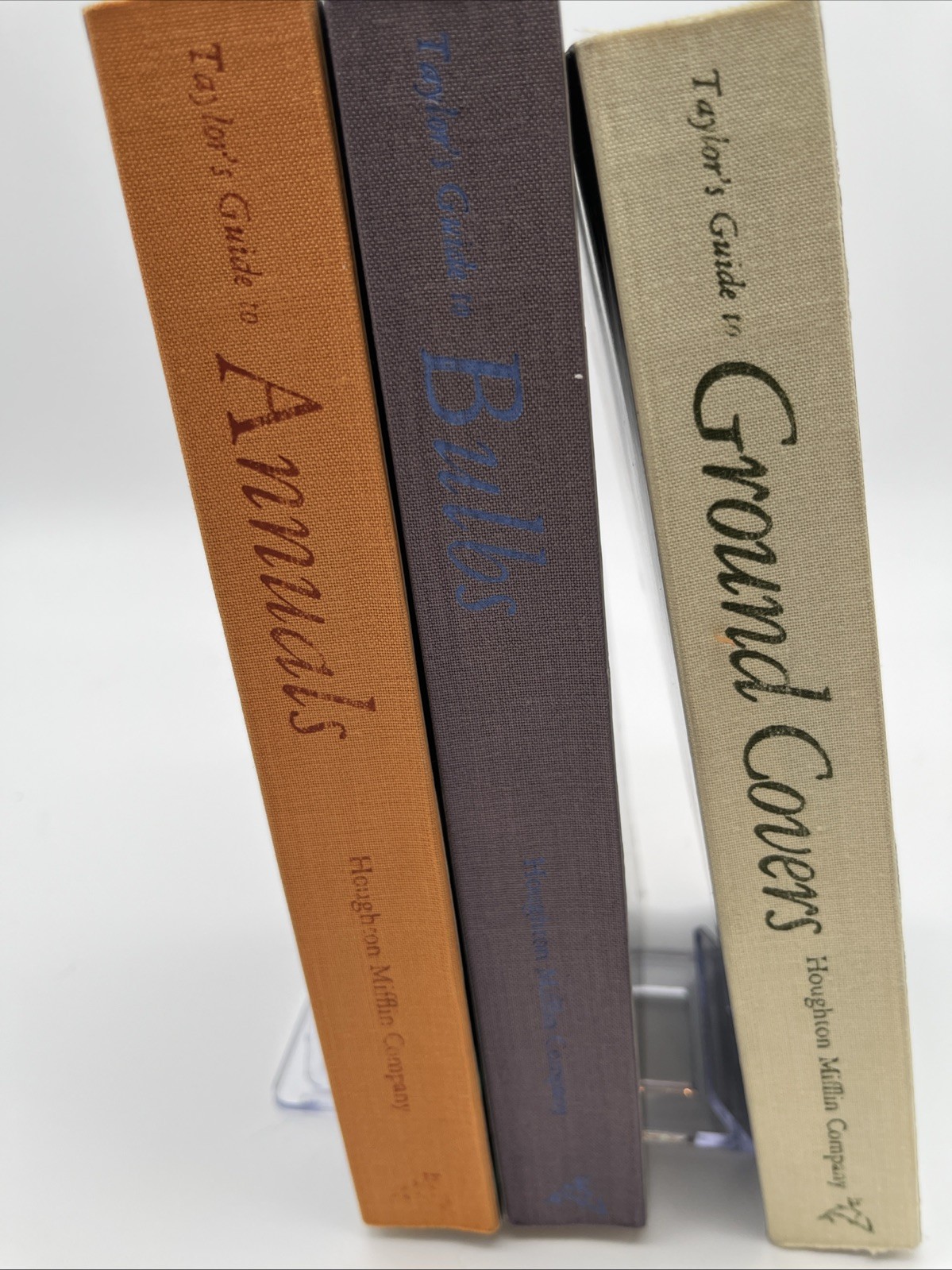 Taylor&rsquo;s Guide 3 Trade Paperback Book Bundle Lot- Annuals- Bulbs- Ground Covers