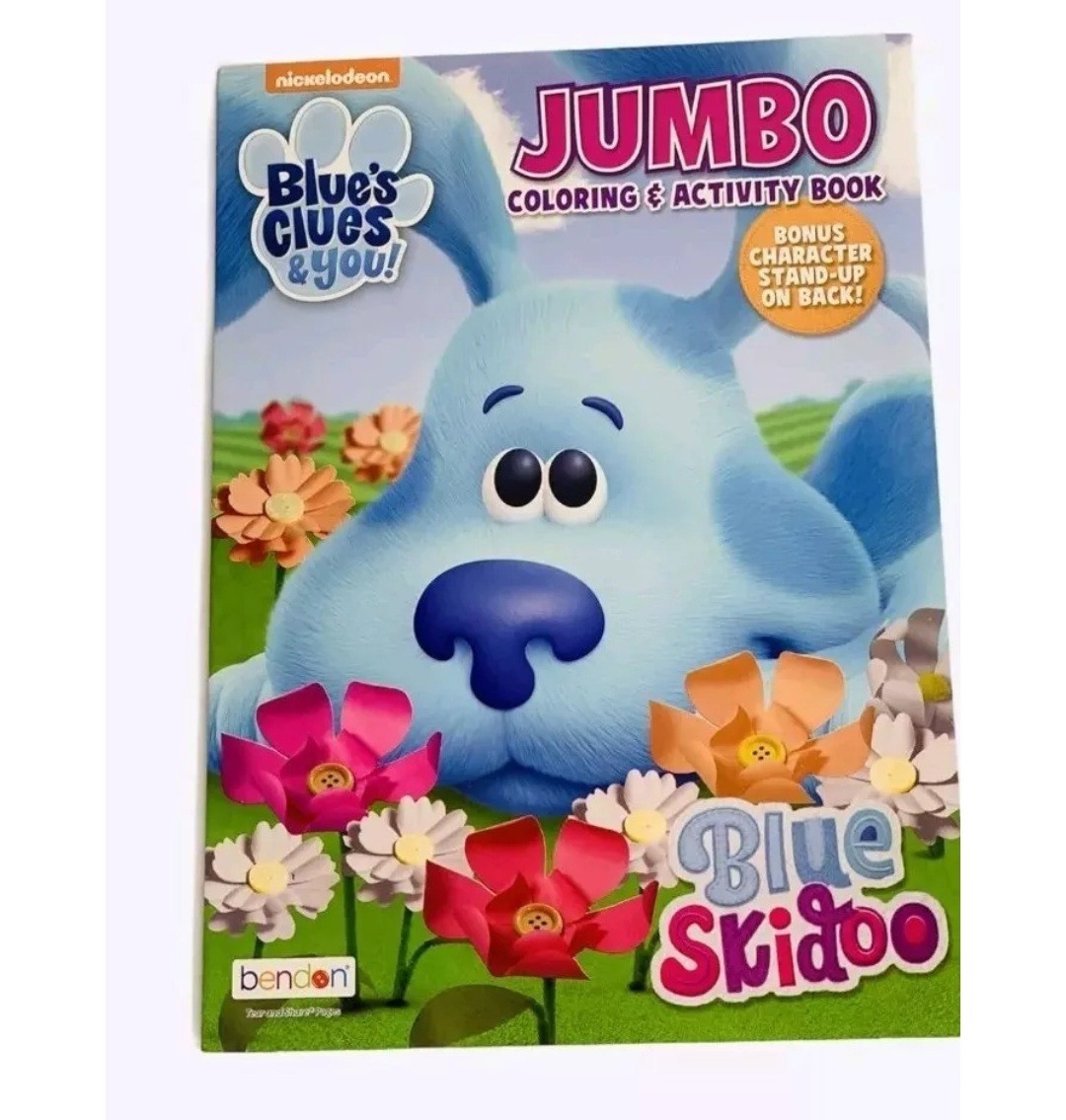 NEW! BLUES CLUES & YOU! COLORING & ACTIVITY BOOKS 💙 Wheres Blue?/Blues Skidoo!