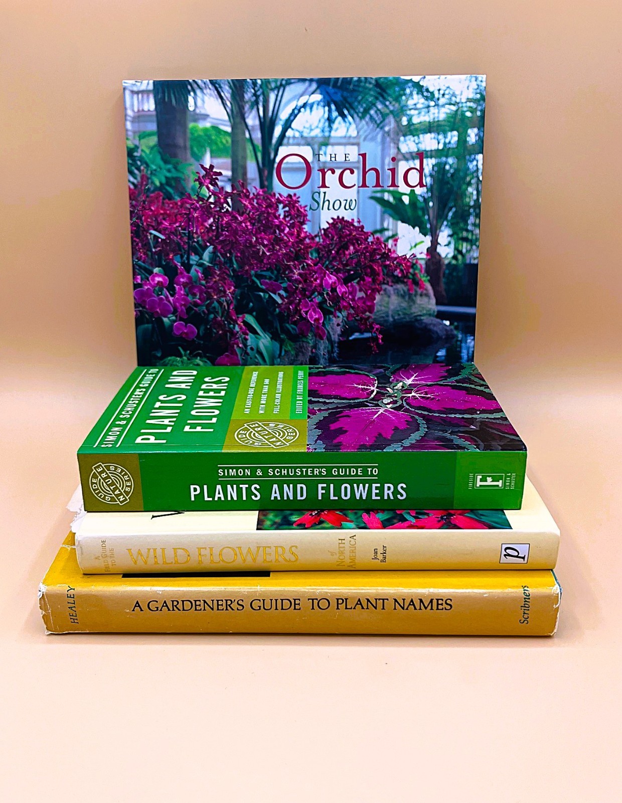 Gardener&rsquo;s Lot of 4 Books, Very Good, The Orchid Show, Etc.