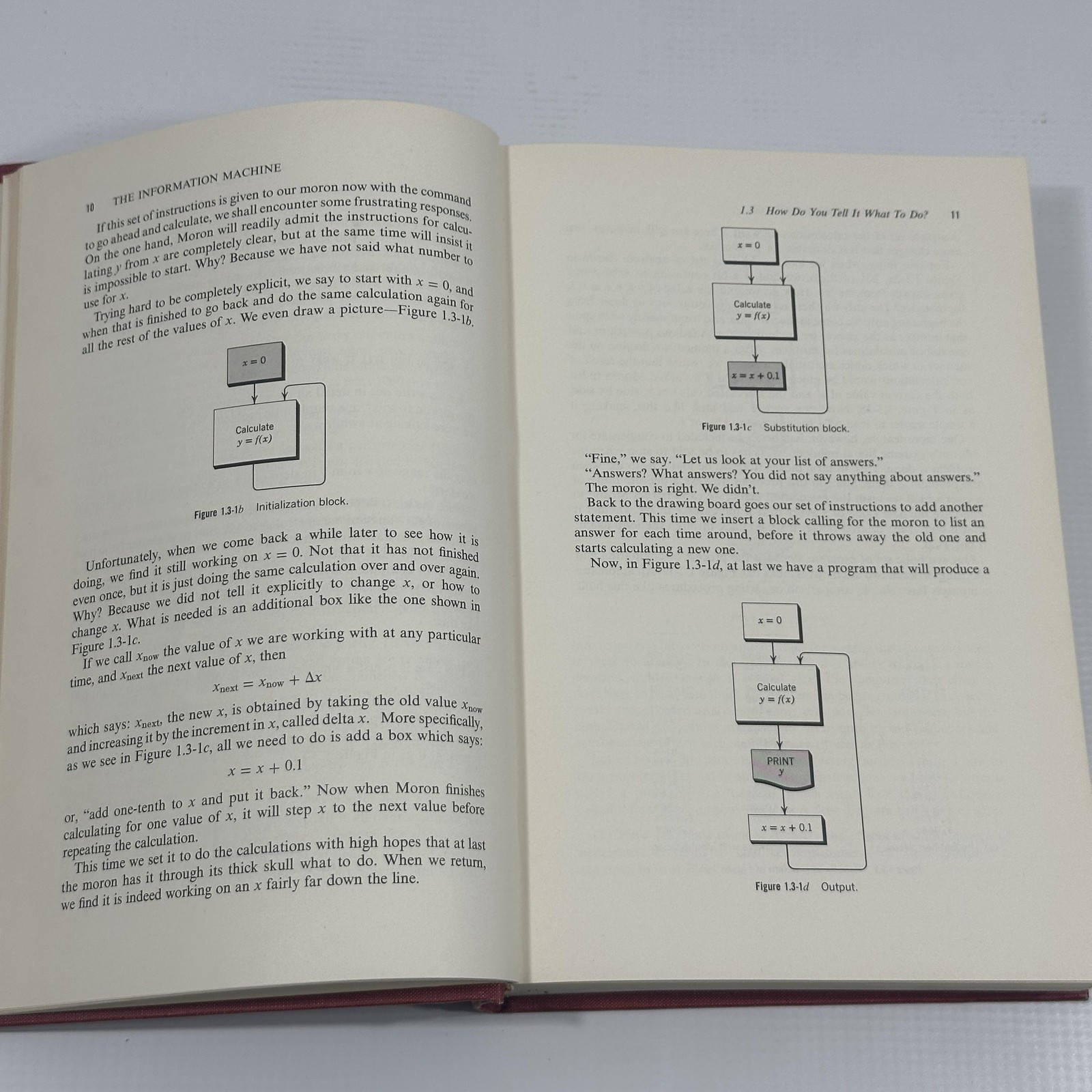 Vintage 1967 Computers Introduction to Computing Concepts HC Wiley Davidson
