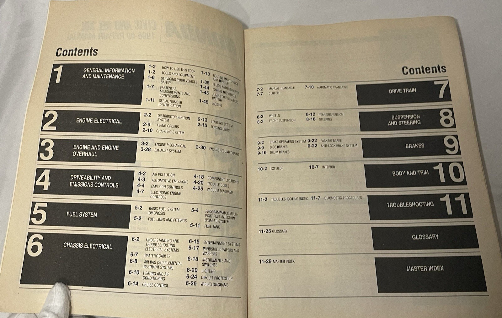Honda Civic / Del Sol 1996-00 Repair Manual by Chilton 30202, Qwik Ship!