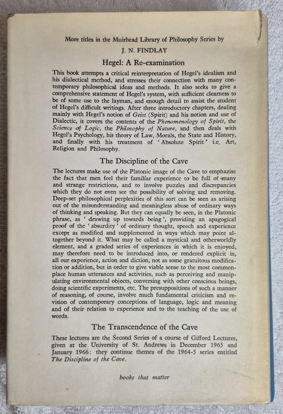 Science of Logic · Hegel (A.V. Miller · Muirhead Library · 1969) 1‑Volume Ed.