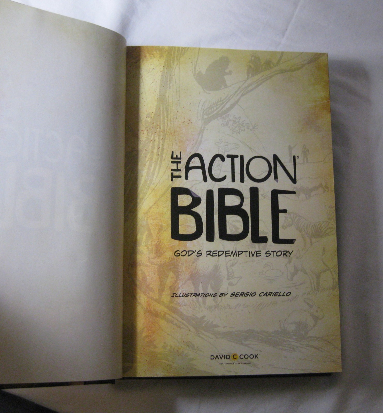The Action Bible God&rsquo;s Redemptive Story Illust Sergio Cariello 2020 *1st Edition
