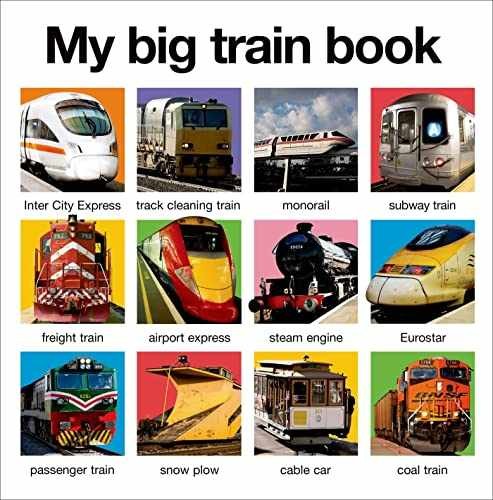 My Big Train Book (My Big Board Books) – Board book, by Priddy Roger – Very Good