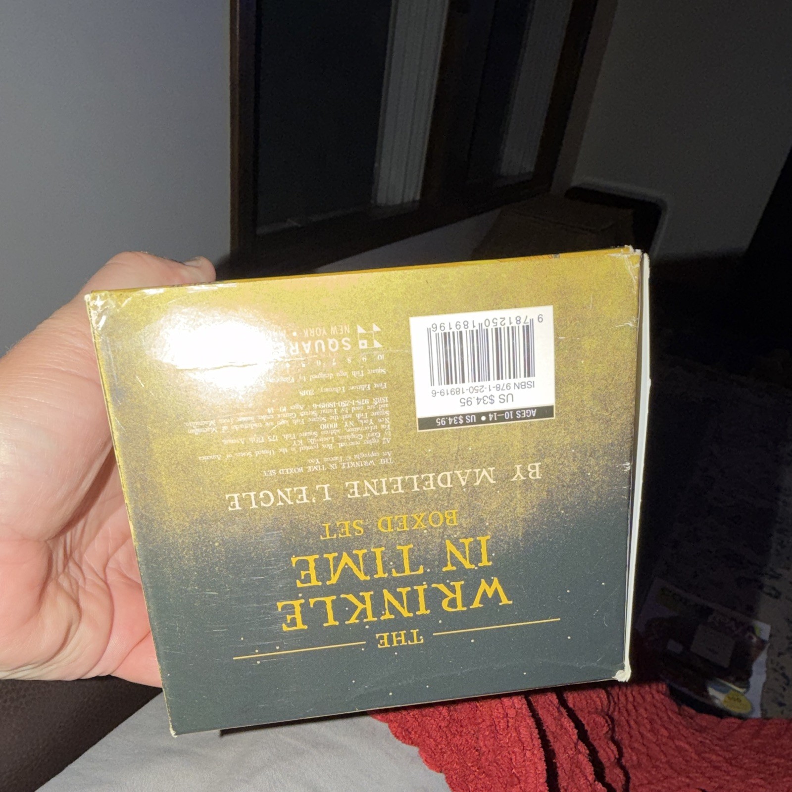 A Wrinkle in Time Quintet Box Set Madeleine L&rsquo;Engle Square Fish + Journal