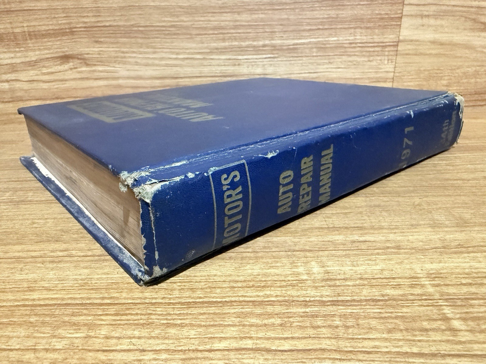 Motor&rsquo;s Auto Repair Manual 1971 Book FIRST PRINTING 34th Motors Vintage 🇺🇸