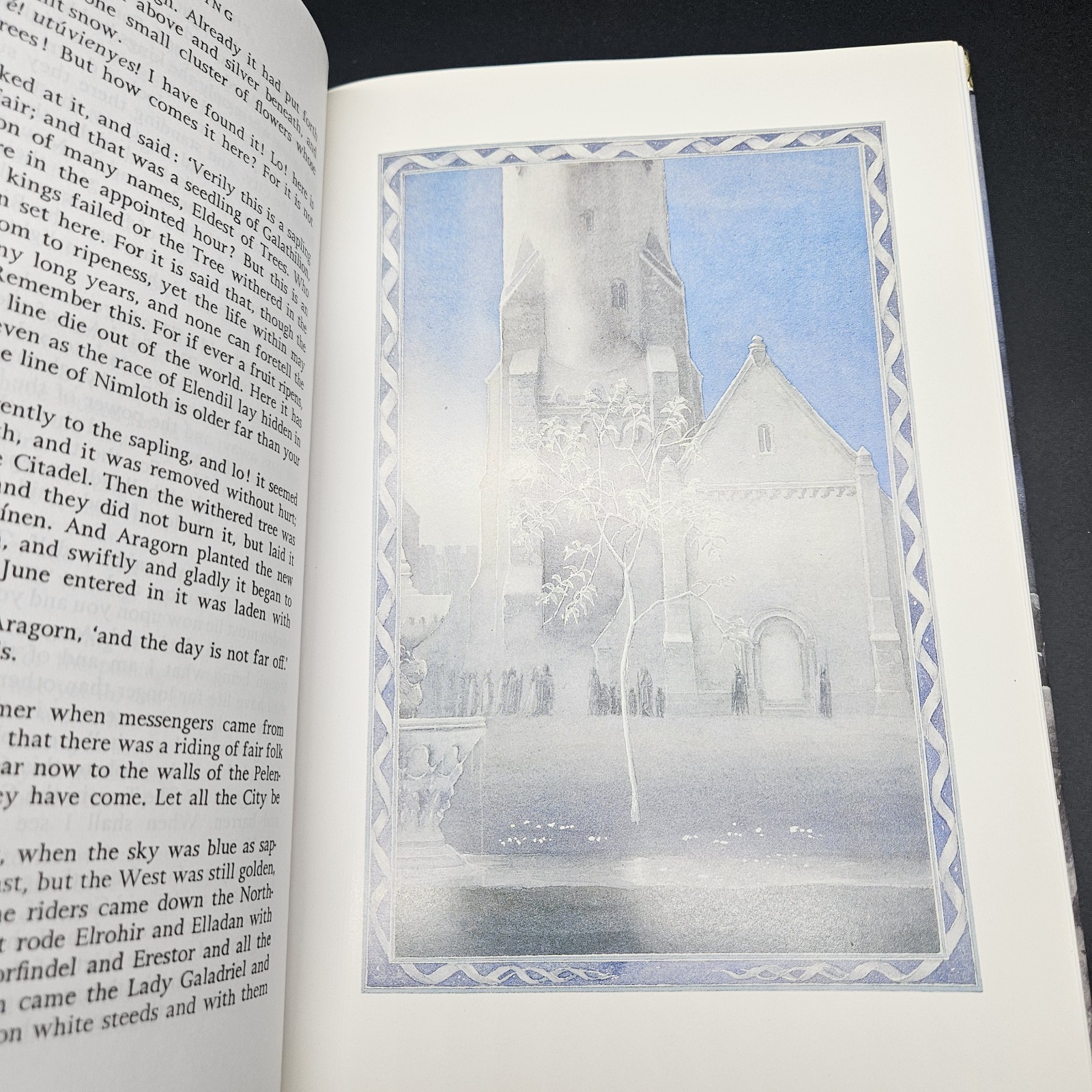 The Lord of the Rings by J.R.R. Tolkien 1991 Hardcover Illustrated Alan Lee 4th