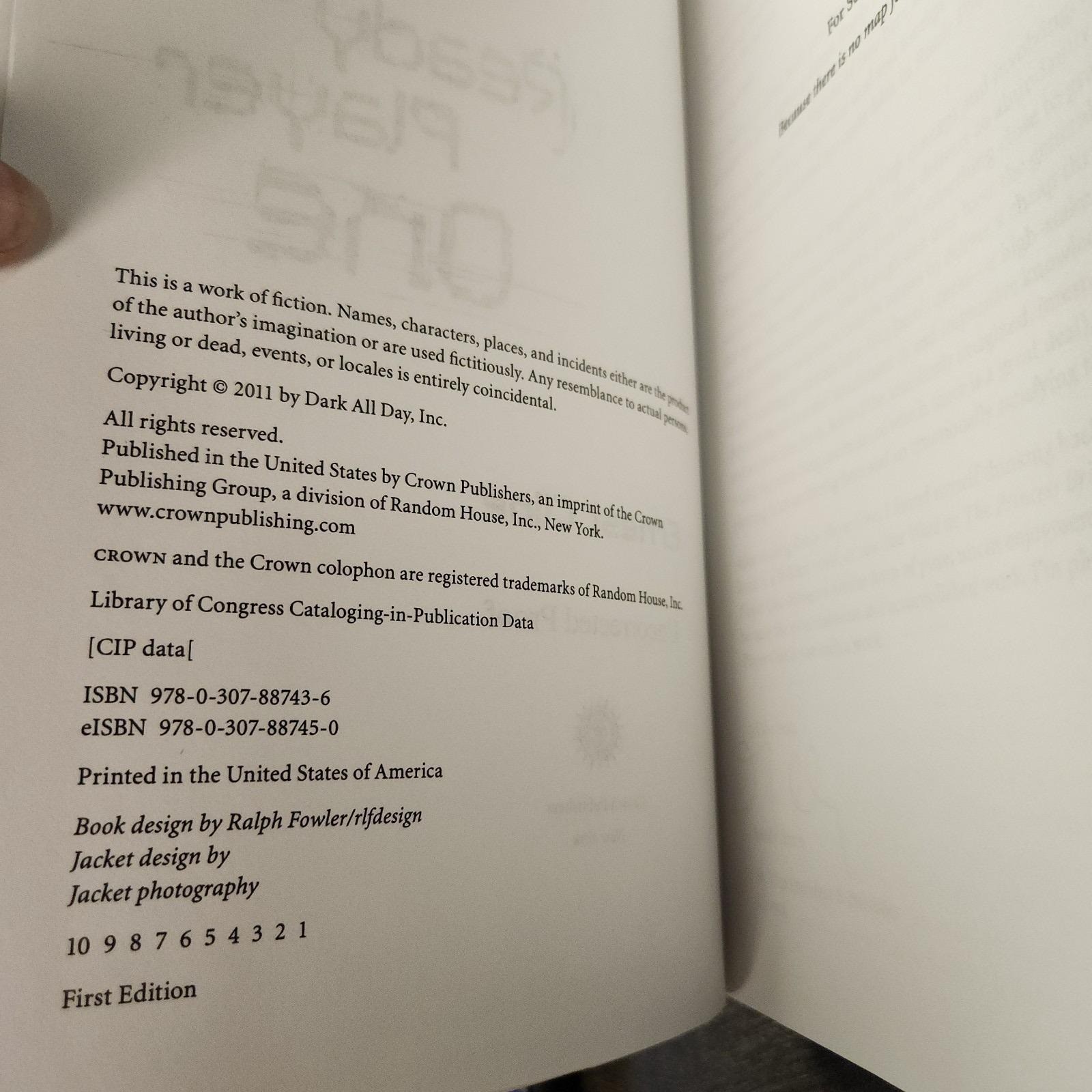 Ready Player One Ernest Cline Advance Reader&rsquo;s Edition RARE Uncorrected Proof VG