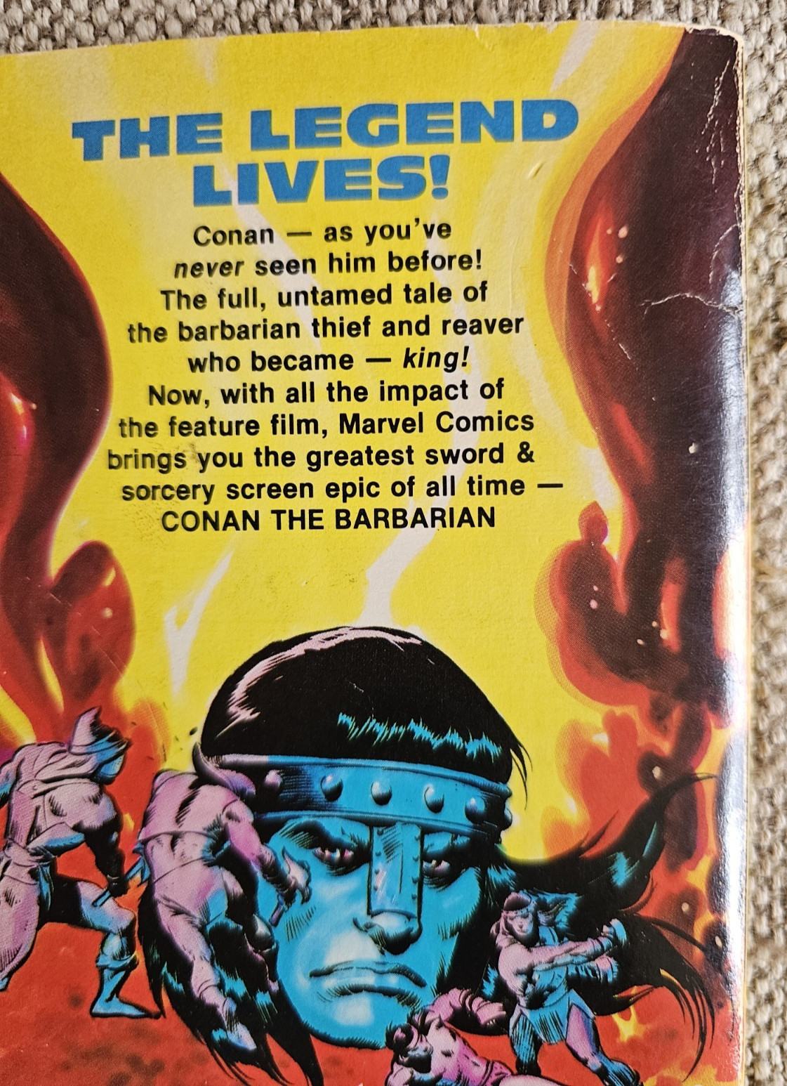 Conan The Barbarian The Official Marvel Comics Illustrated Books 1st Ed 1982