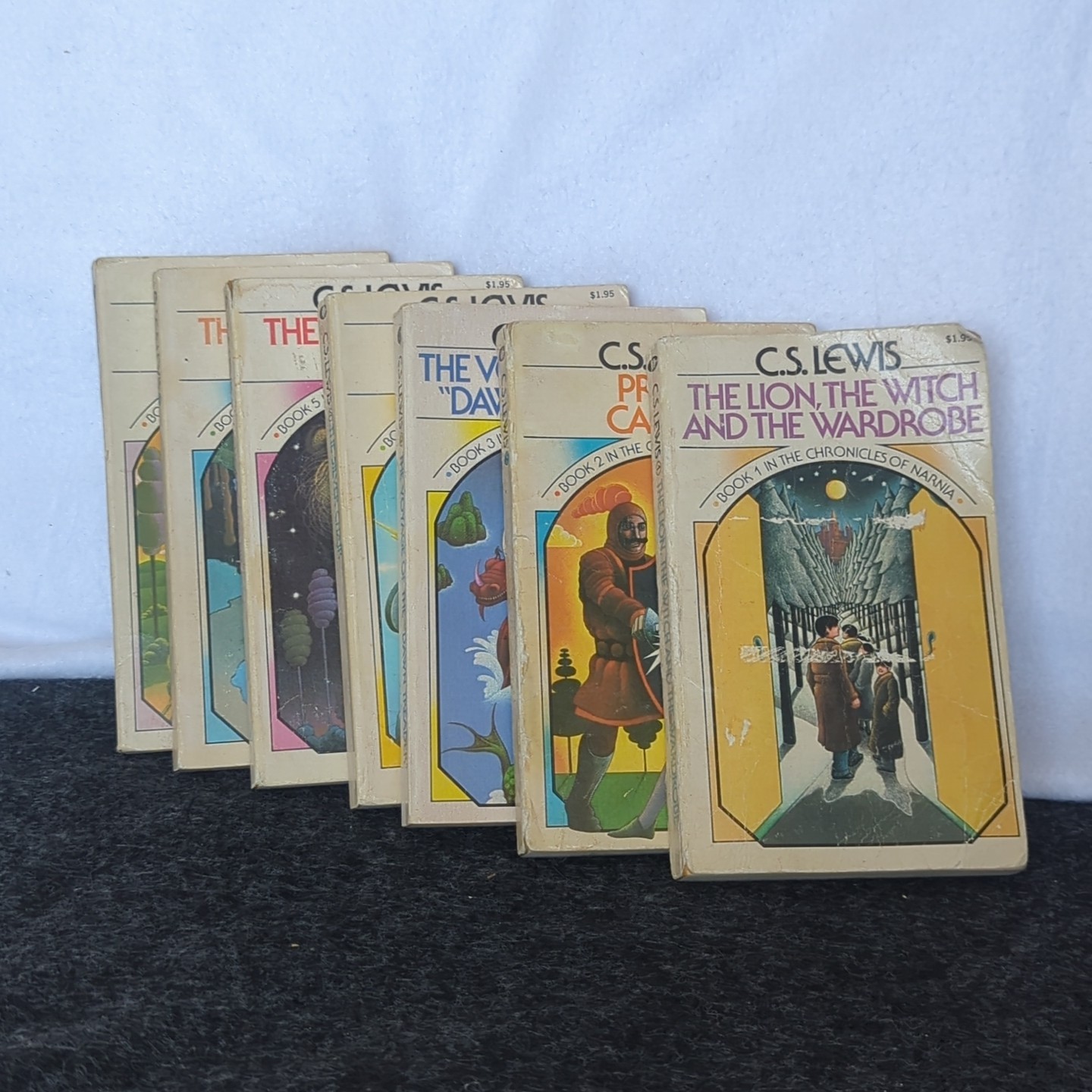 CHRONICLES OF NARNIA C.S. LEWIS Collier Books Paperback Set