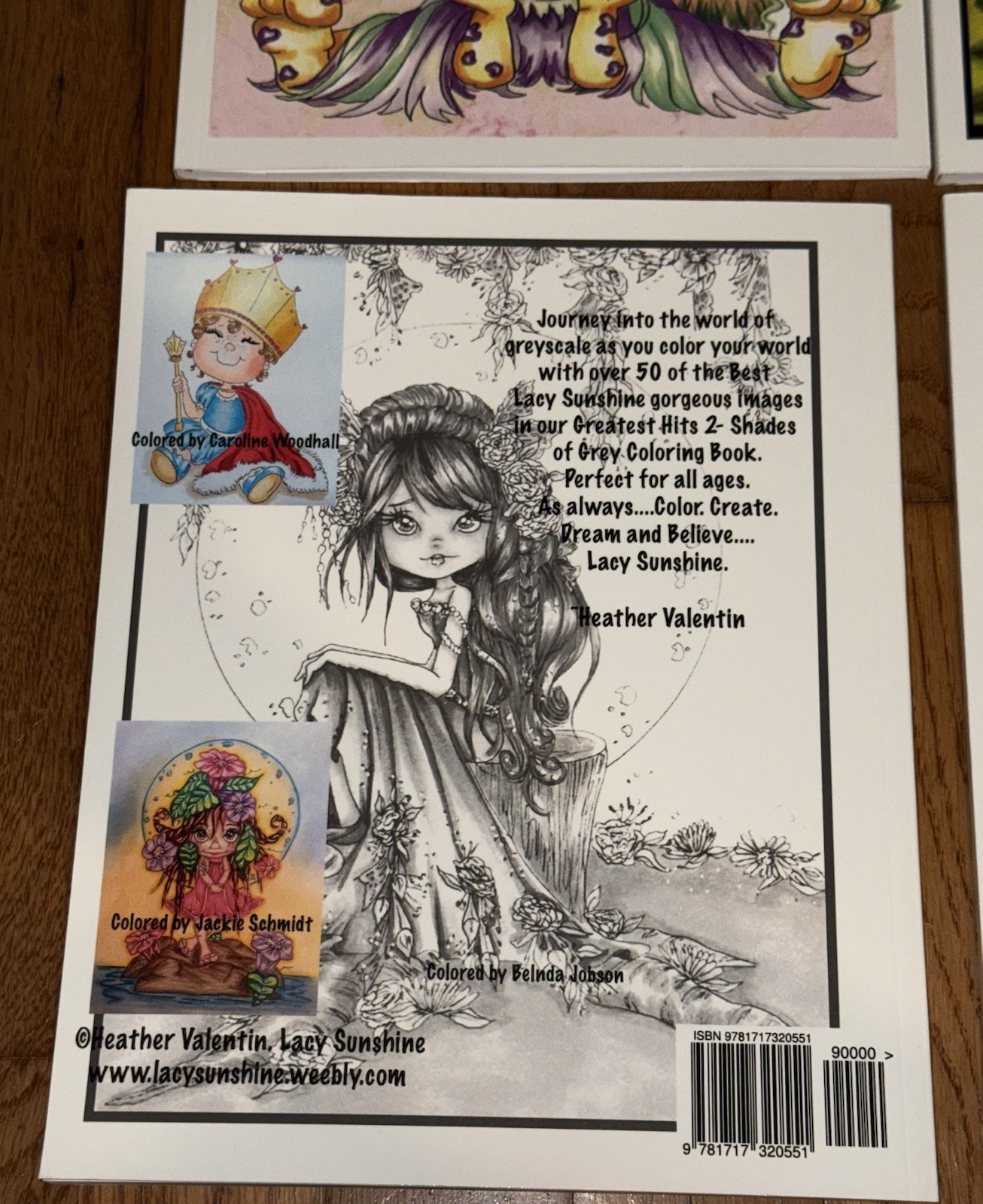 4 Adult Coloring Books: Heather Valentin under the « Lacy Sunshine » brand