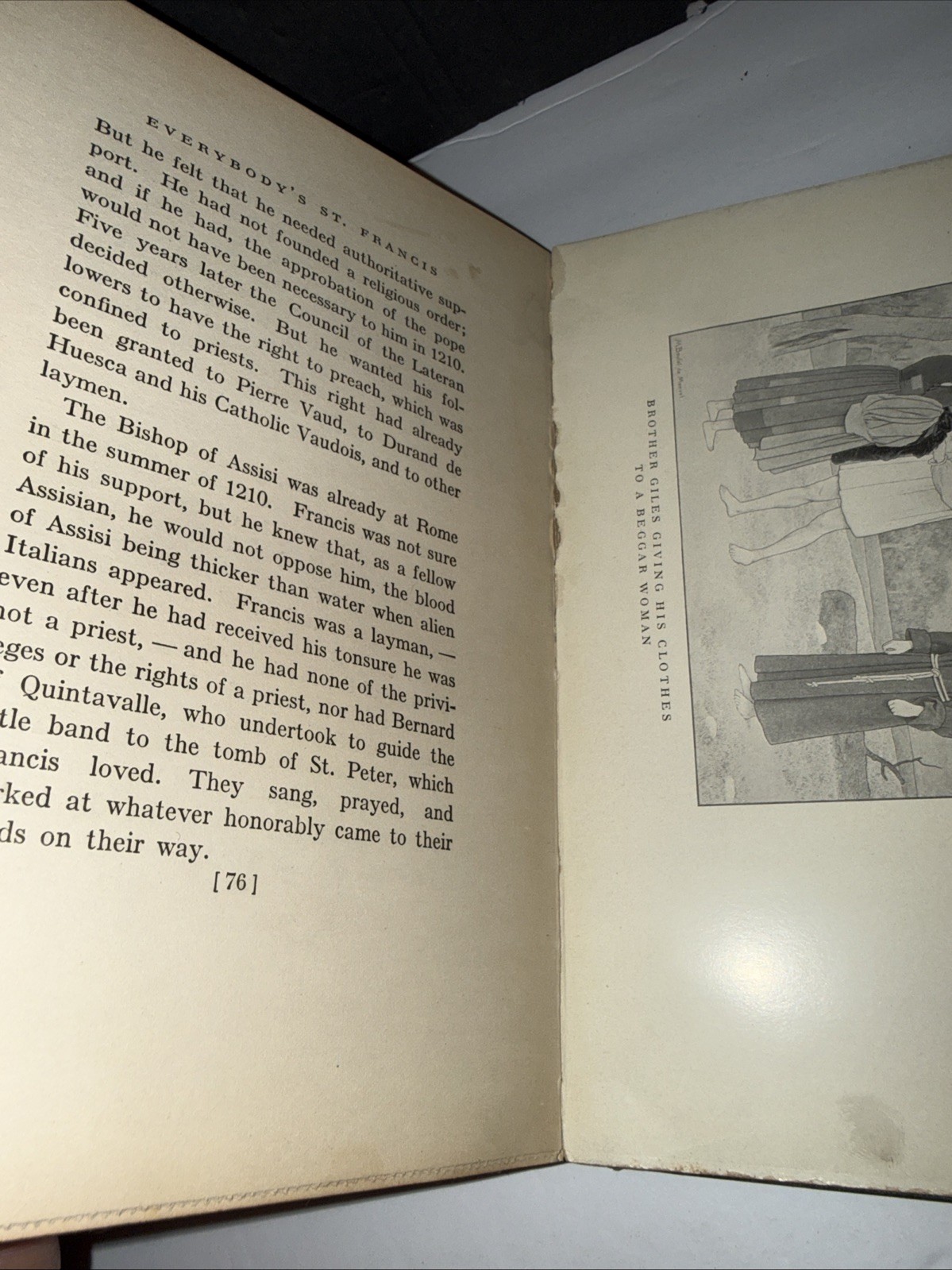 Vintage 1912 Everybody&rsquo;s St. Francis Illustrated Hardcover Maurice F. Egan USA