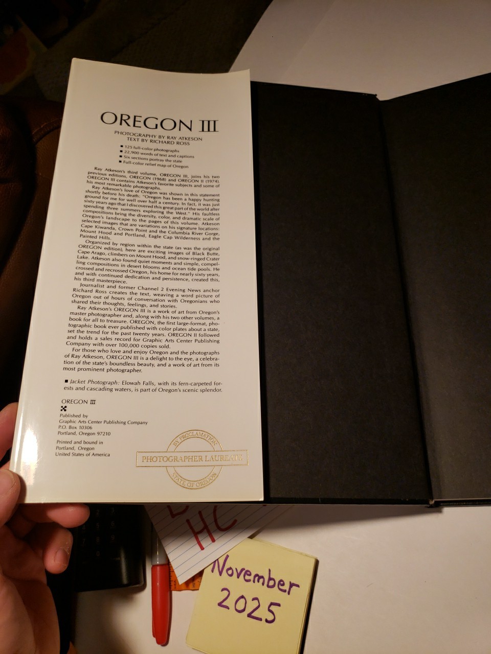 Oregon III Ray Atkeson Photography Large Coffee Table Book Hardcover