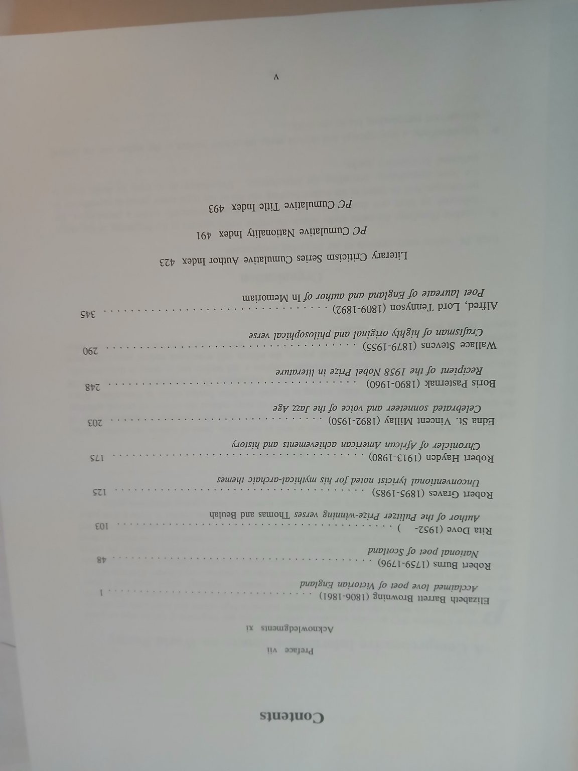 Poetry Criticism Volume 6 Drew Kalasky 1993 Reference Literature Gale