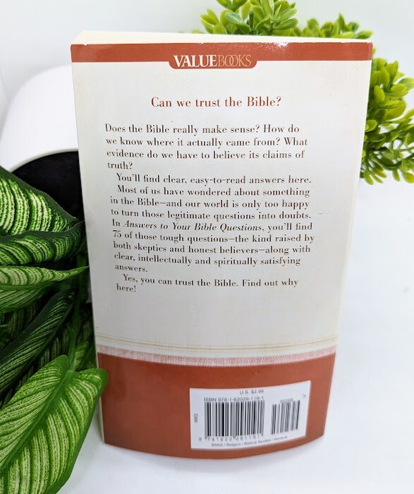 Value Bks.: Answers to Your Bible Questions : 75 Reasons to Believe Scripture&rsquo;s