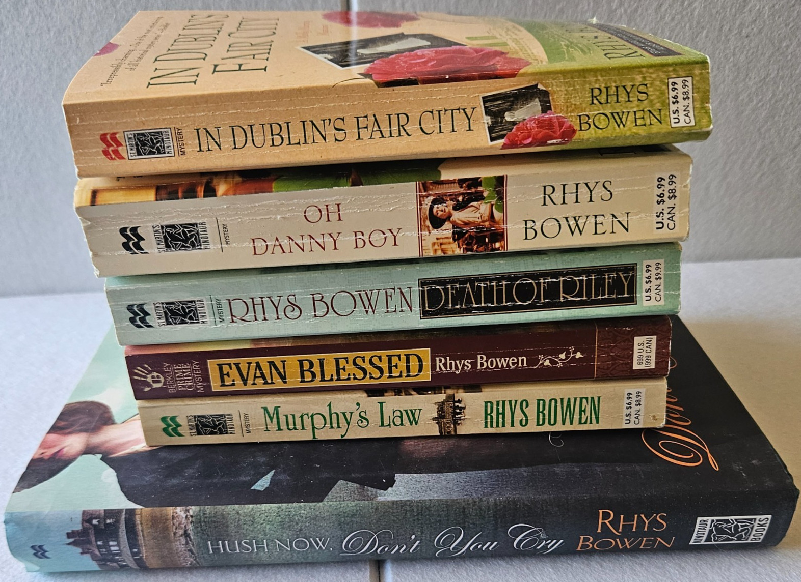Lot: 6 Rhys Bowen Mystery Novels St. Martin&rsquo;s Crime Novels. One 1st Edition HC
