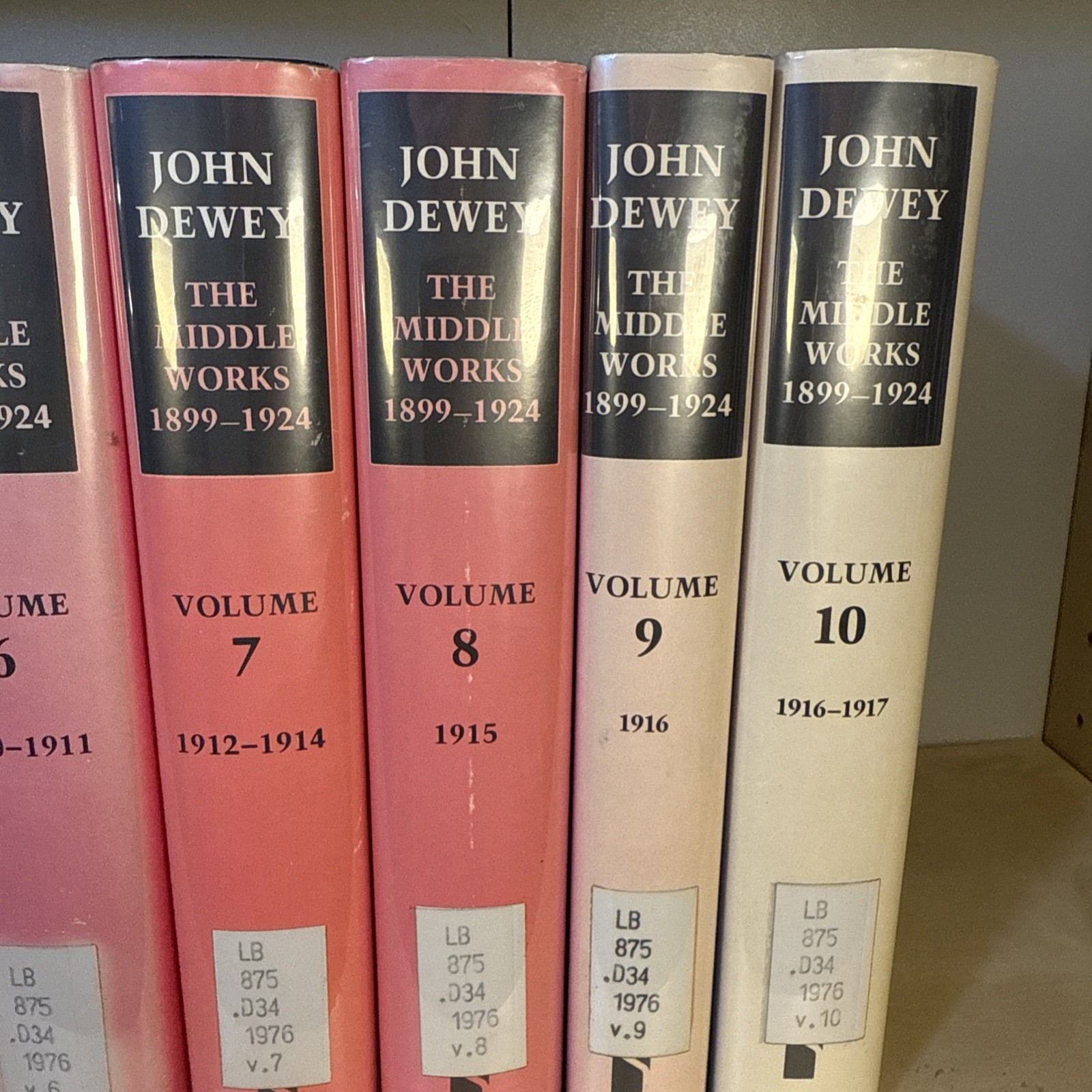 John Dewey – The Middle Works 1899-1924 (10-Volume Complete Set)
