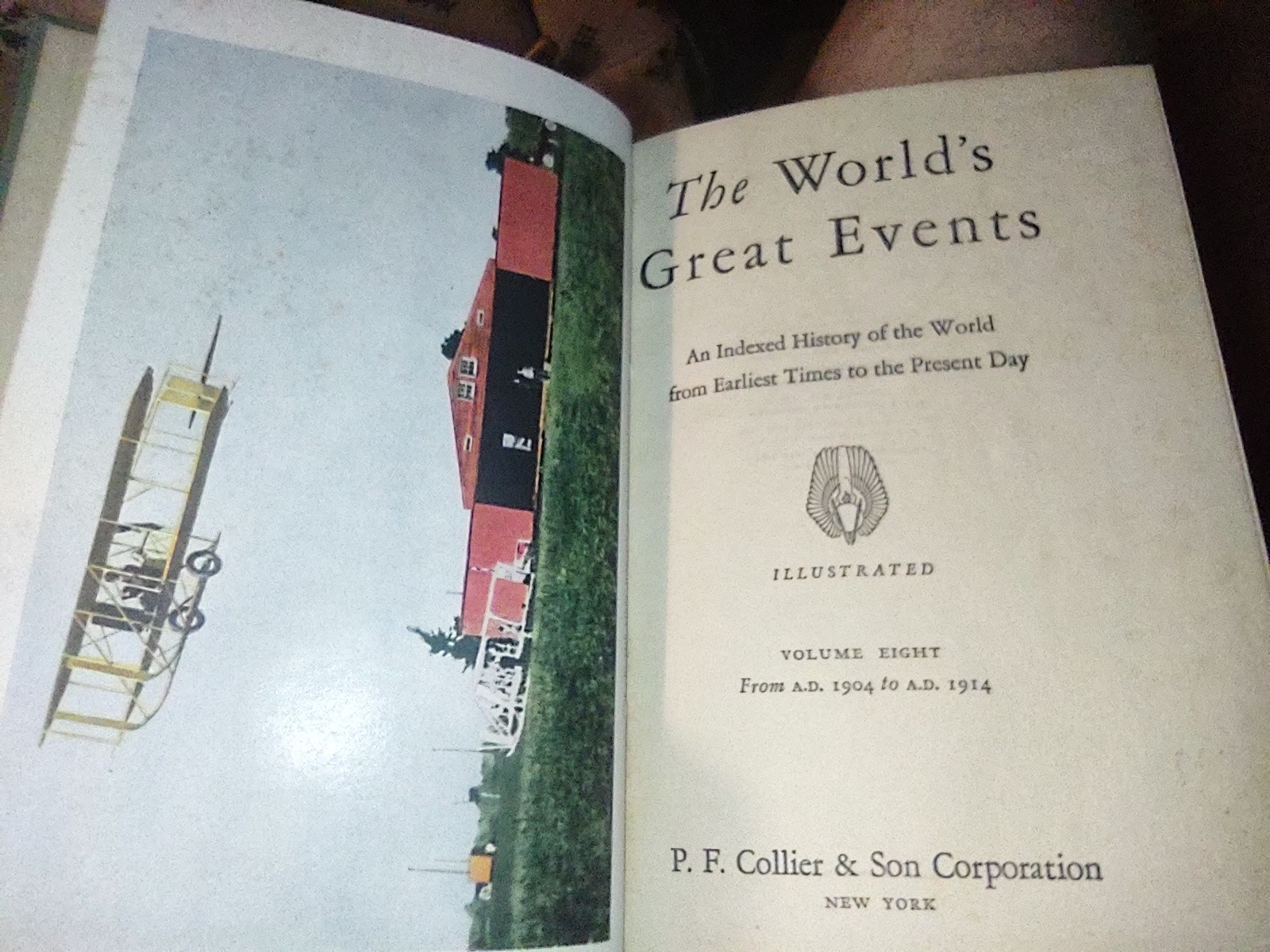 Complete Set Collier, The World&rsquo;s Great Events, 10 Volumes HC VGC, 1945