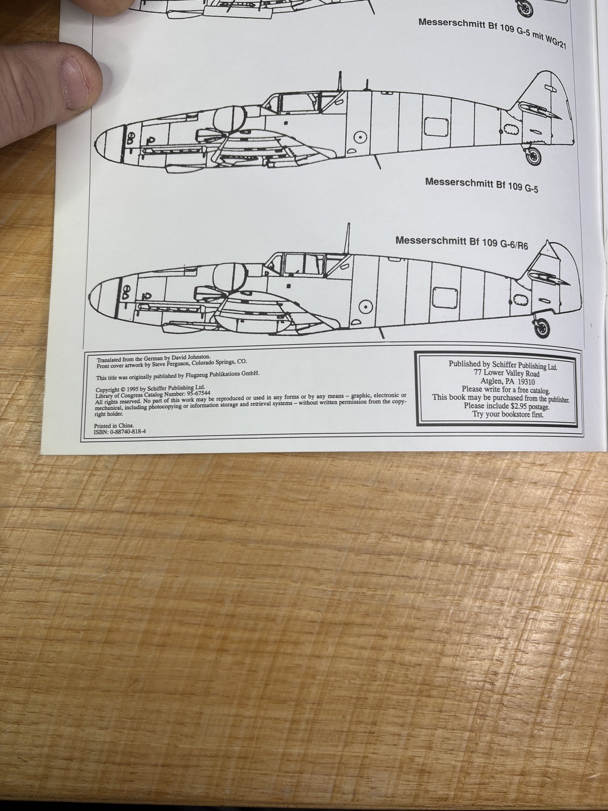 Messerschmitt Bf 109 G/K – The Luftwaffe Profile Series No. 2 – Manfred Griehl