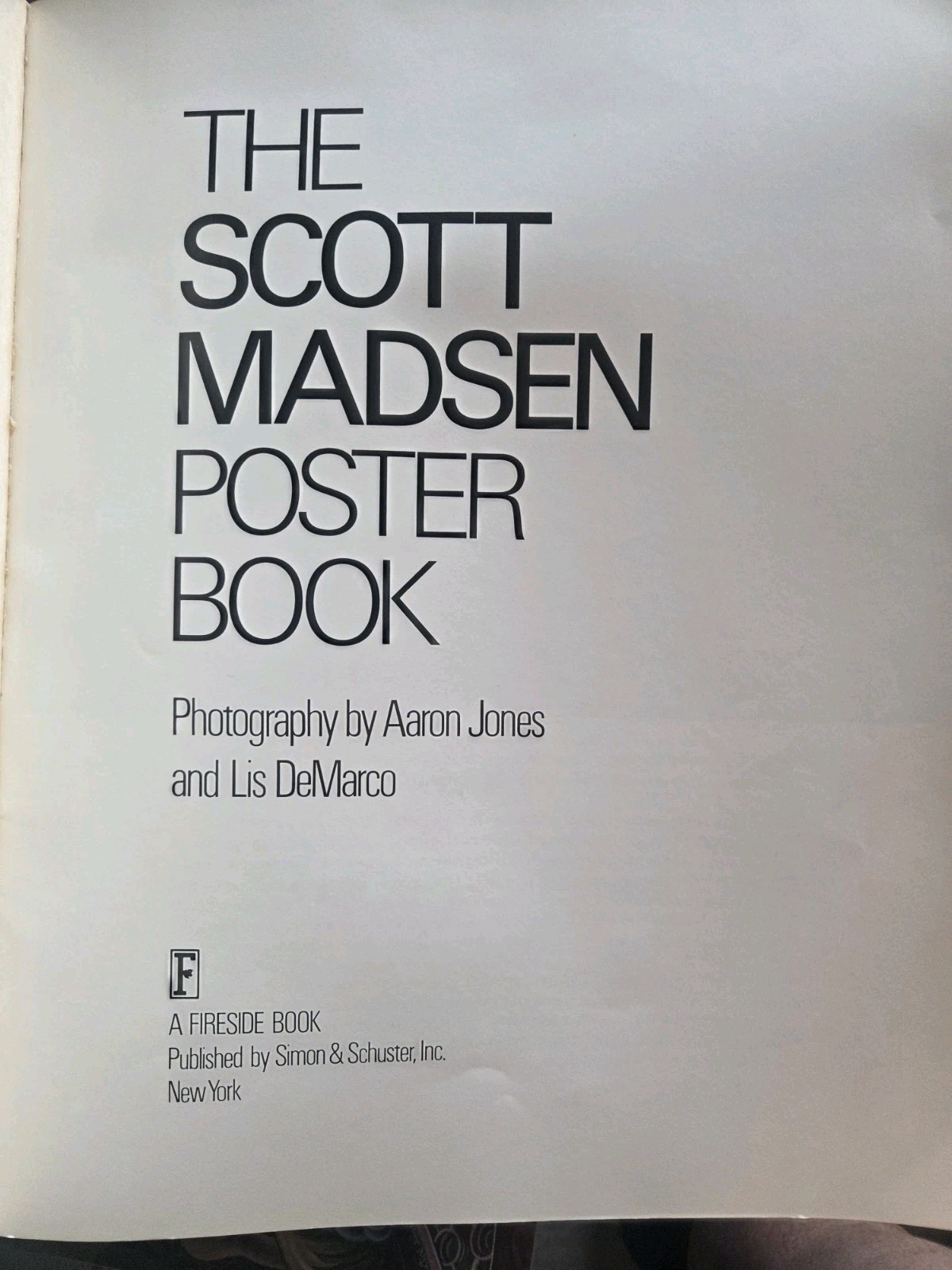 THE SCOTT MADSEN POSTER BOOK 1974 1ST EDITION GAY INTEREST MALE MODELS