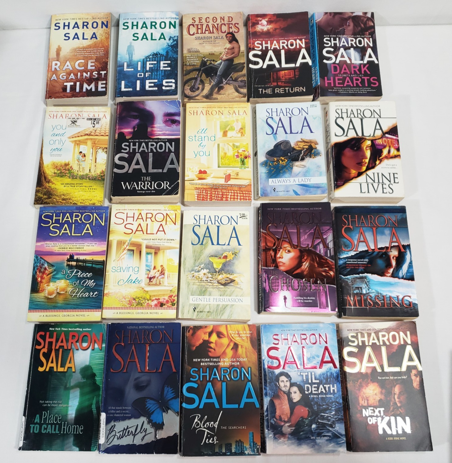 Sharon Sala Books Lot Of 40 Romantic Suspense Novels Romance Mystery Big Bundle