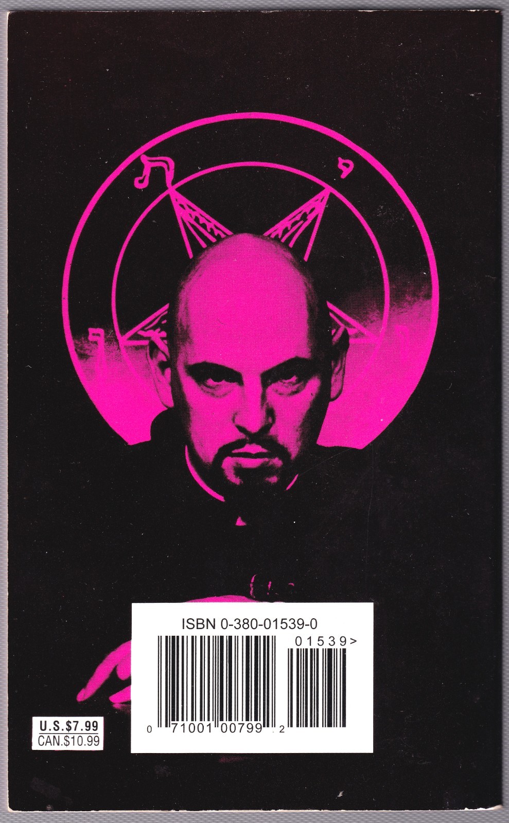 Anton LaVey The Satanic Bible Avon Books 0-380-01539-0