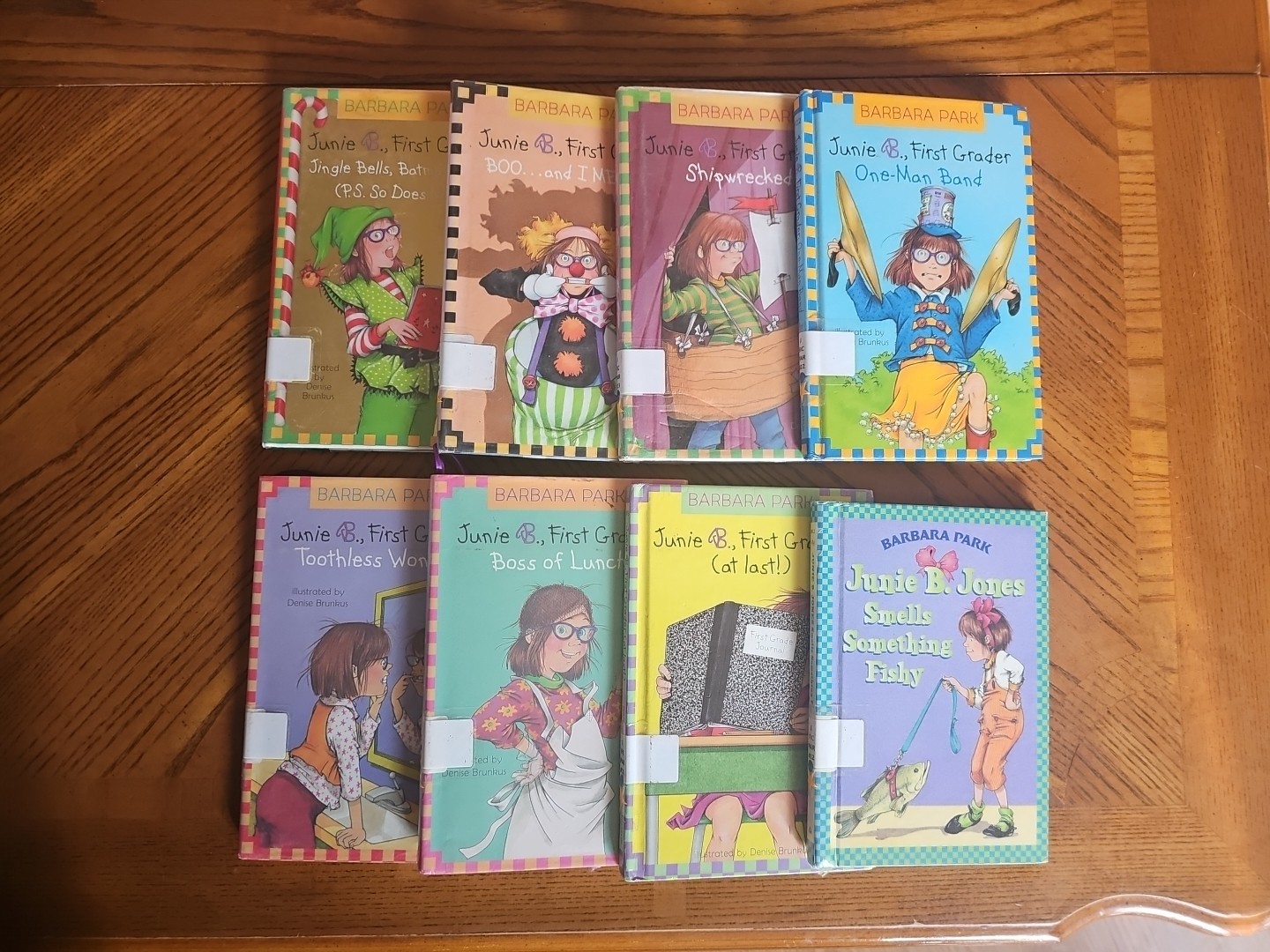 Junie B. Jones Hardcover Book Lot of 8 Barbara Park 12, 18-20, 22-25