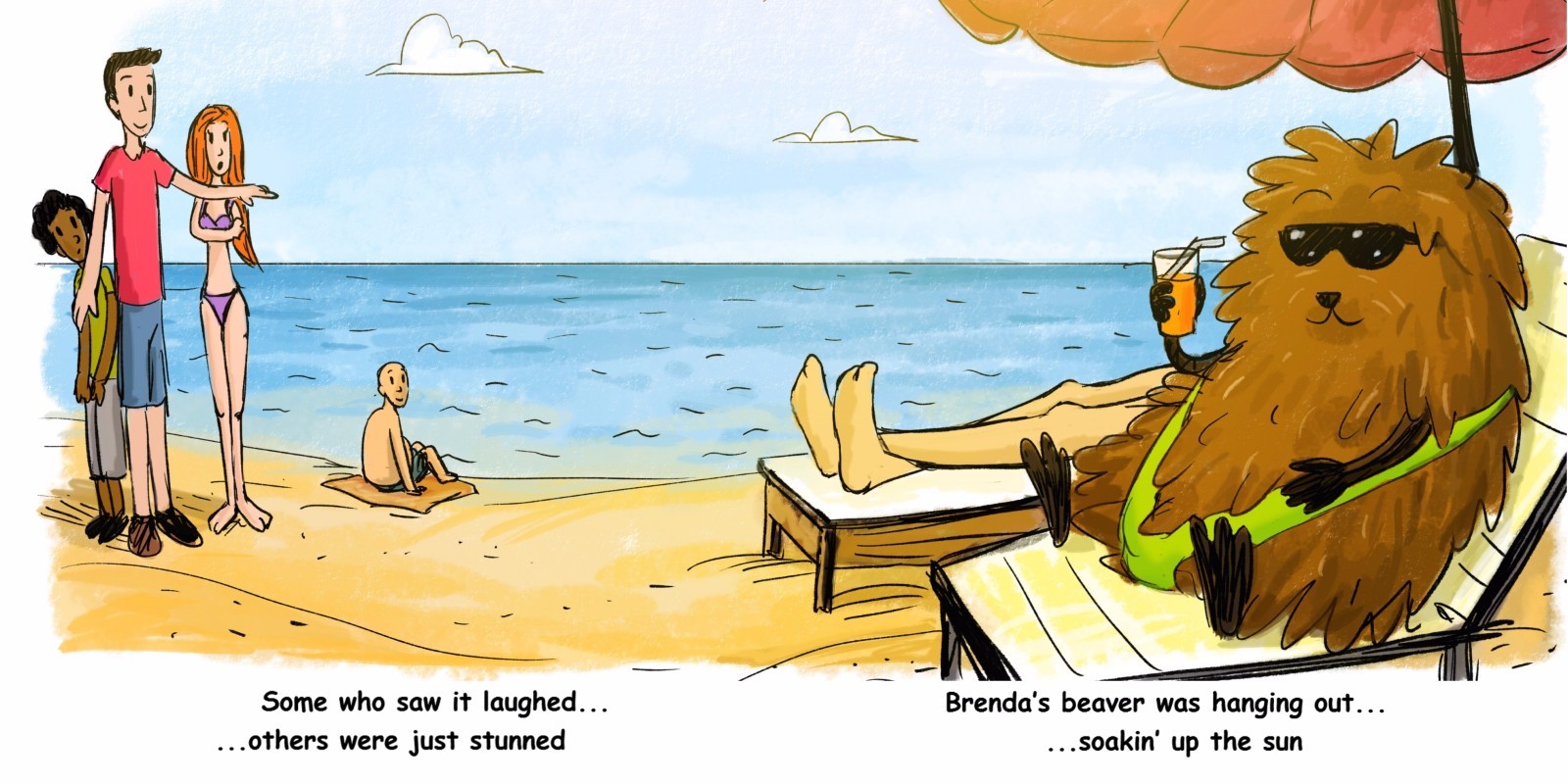 Brenda&rsquo;s Beaver Needs a Barber HARD COVER–Physical Book
