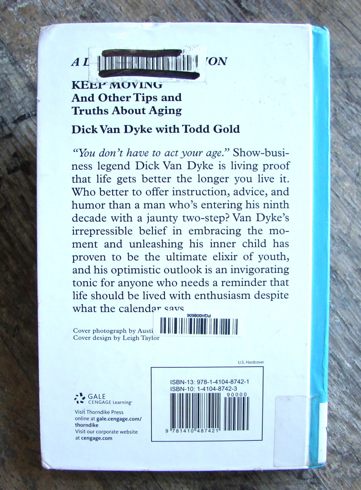 Keep Moving ~2016 HC LARGE PRINT~ Dick Van Dyke Comedy Autobiography TV Movies